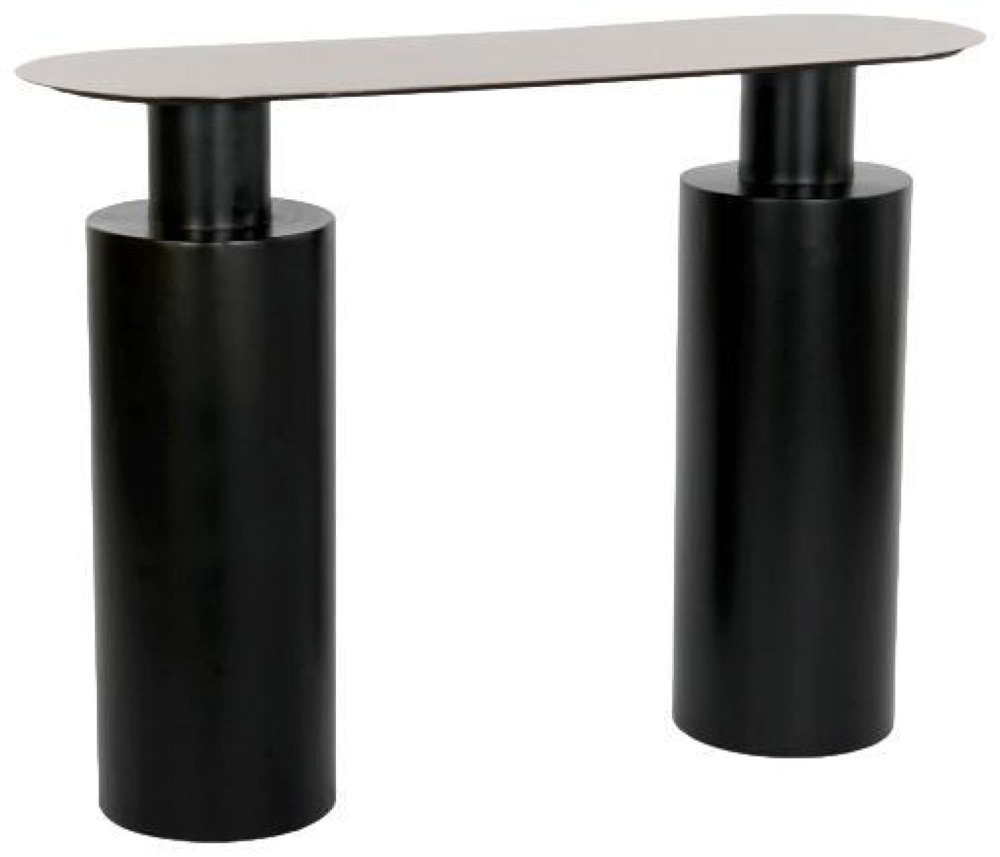 Product photograph of Modern Golden And Black Iron Console Table from Choice Furniture Superstore.