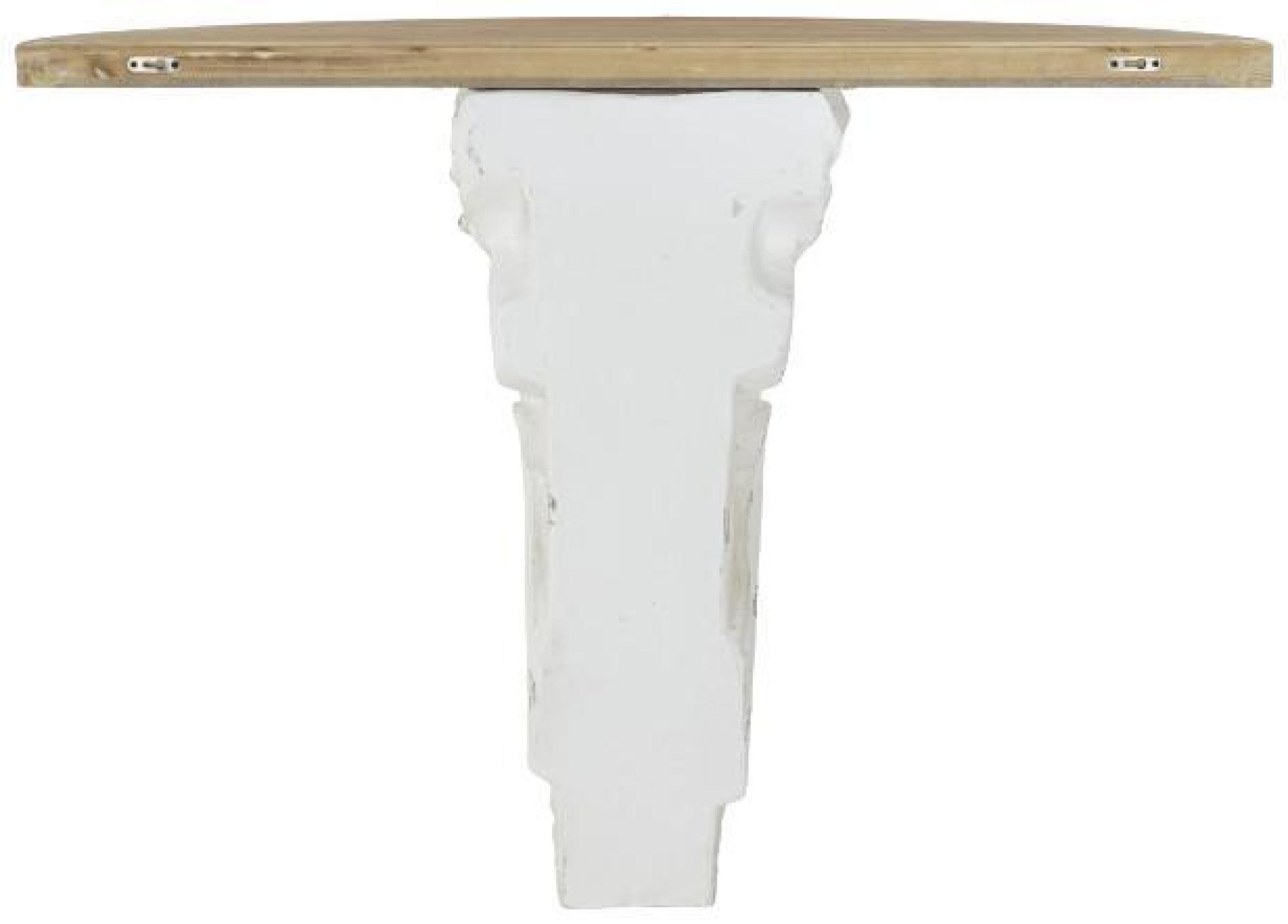 Product photograph of Parker Natural And White Wood Console Table from Choice Furniture Superstore.