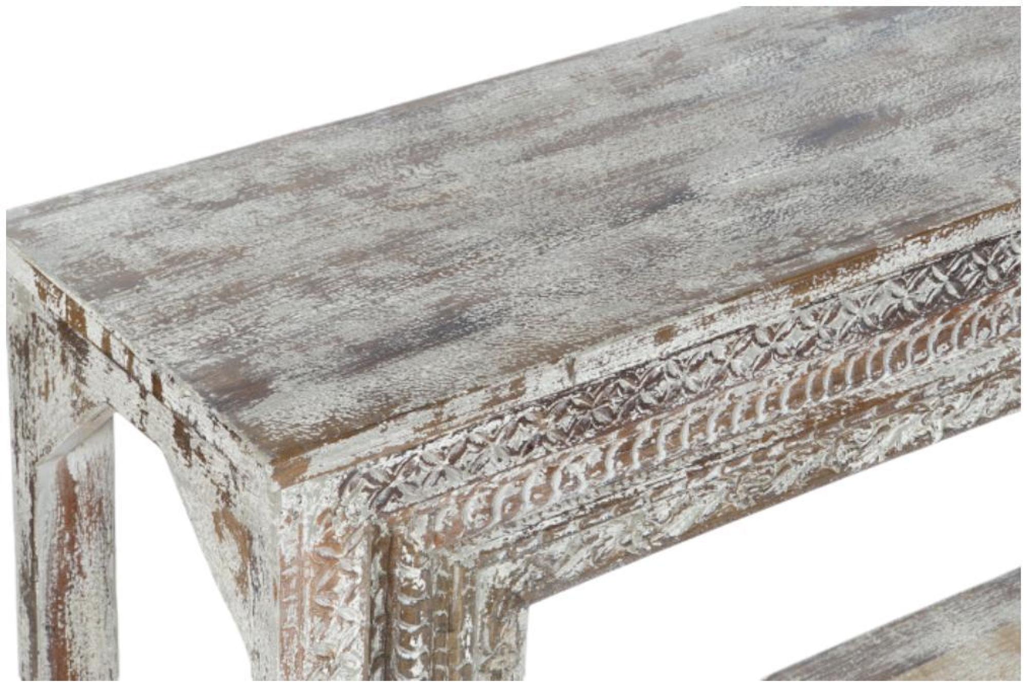 Product photograph of Carved Wood Console Table from Choice Furniture Superstore.