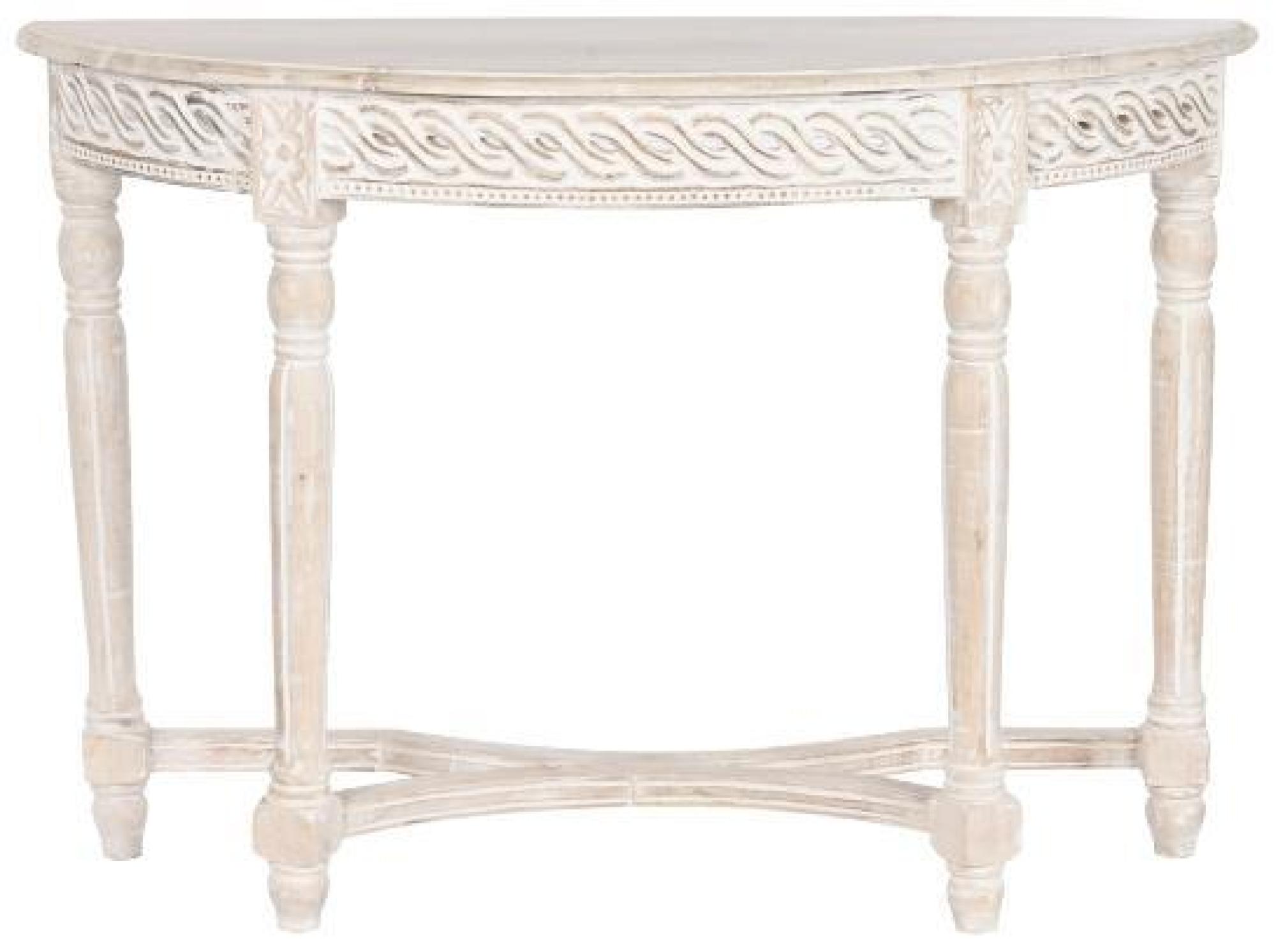 Product photograph of Romantic Mango Wood Console Table from Choice Furniture Superstore.