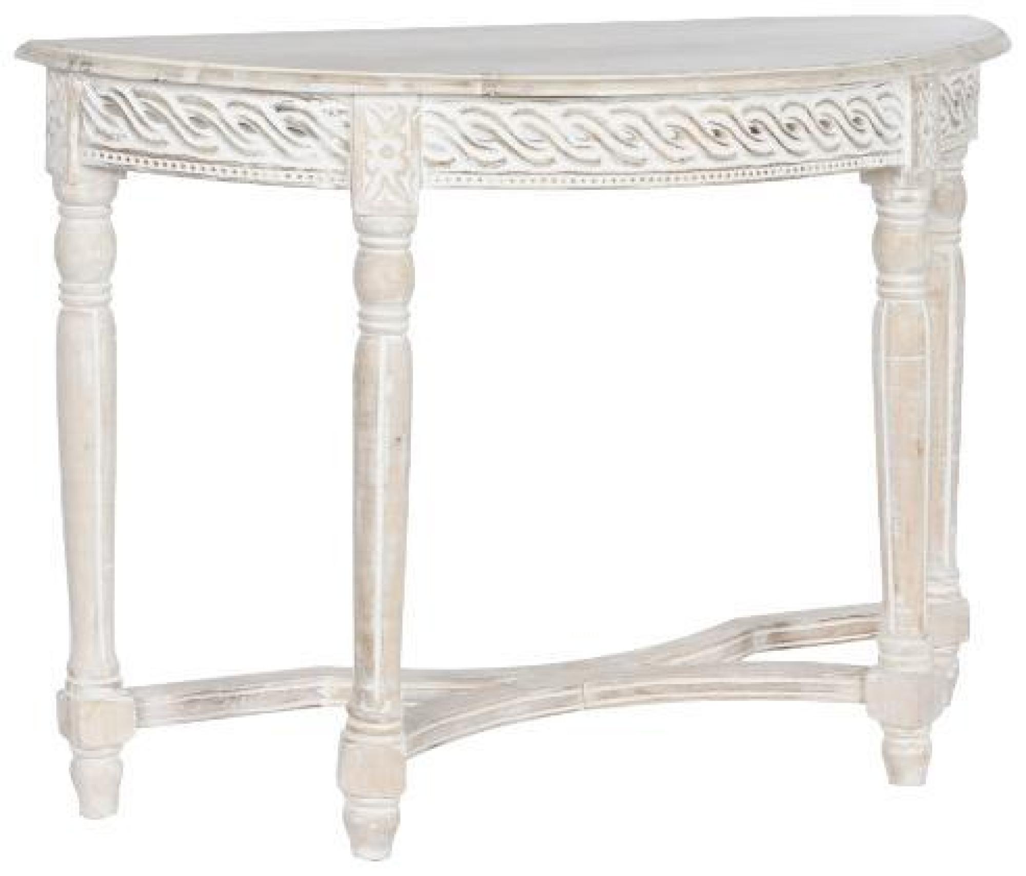 Product photograph of Romantic Mango Wood Console Table from Choice Furniture Superstore.