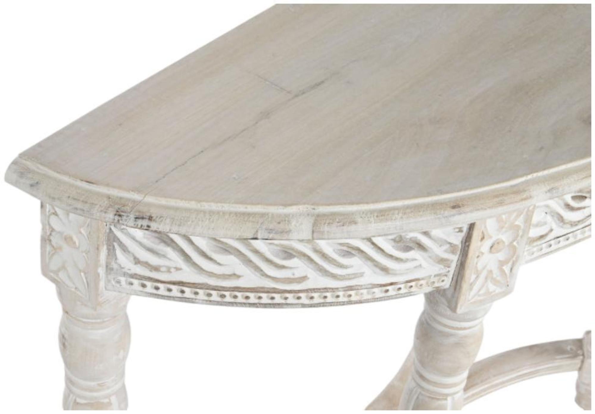 Product photograph of Romantic Mango Wood Console Table from Choice Furniture Superstore.