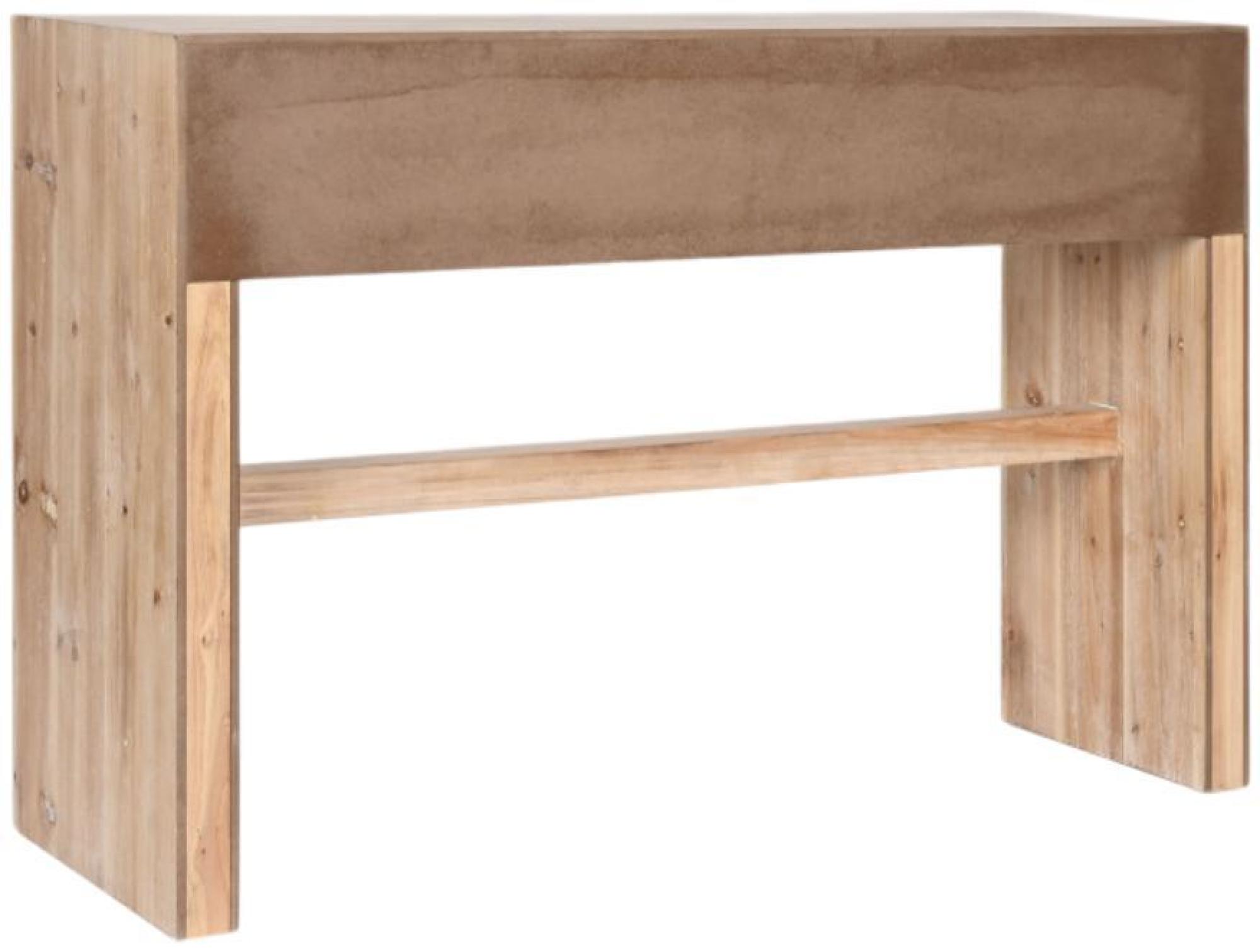 Product photograph of Alpine Natural 2 Drawer Console Table from Choice Furniture Superstore.