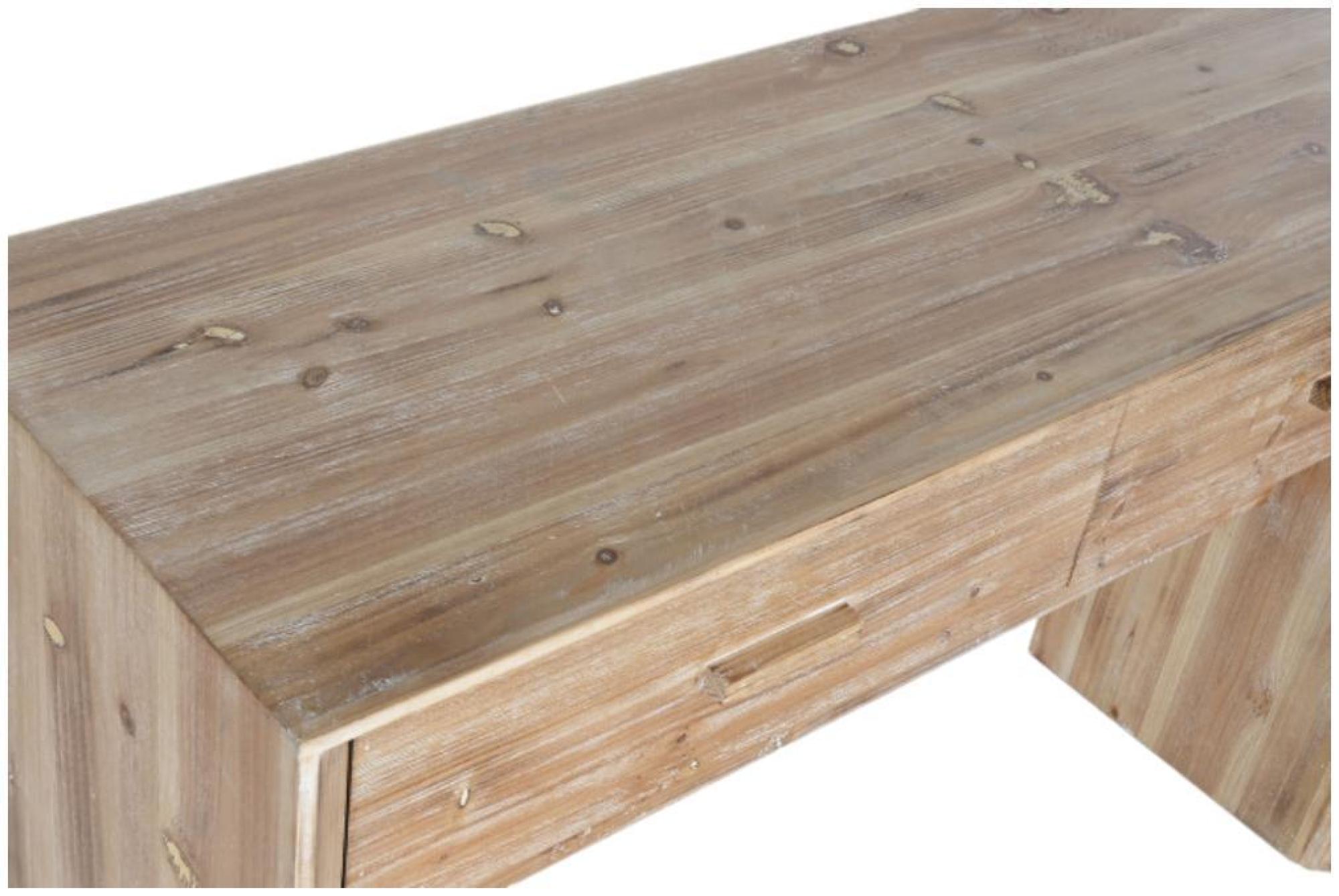 Product photograph of Alpine Natural 2 Drawer Console Table from Choice Furniture Superstore.