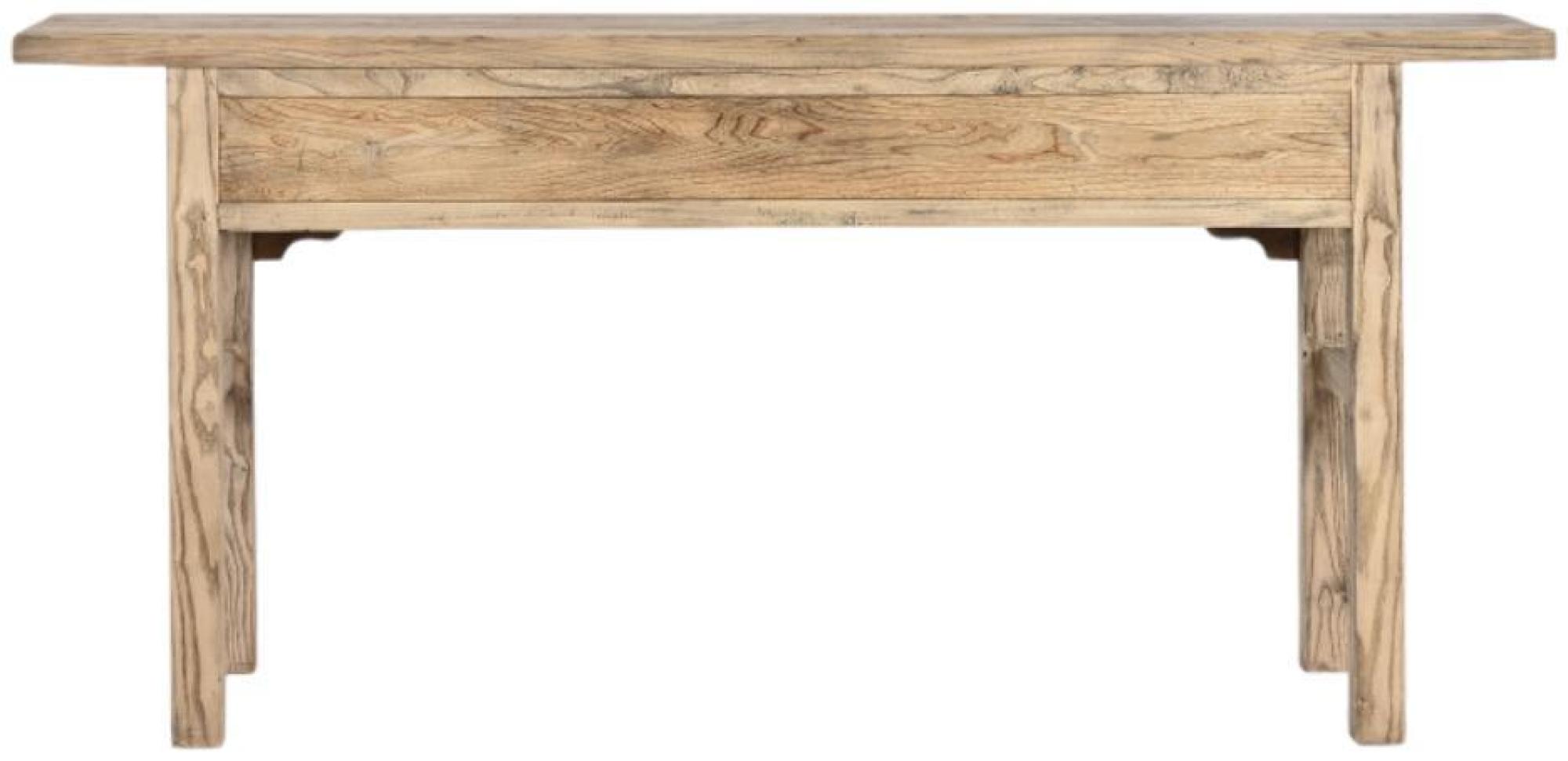 Product photograph of Natural Olmaz 4 Drawer Console Table from Choice Furniture Superstore.