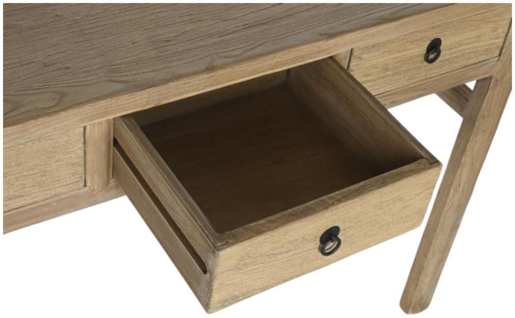 Product photograph of Natural 4 Drawer Console Table from Choice Furniture Superstore.