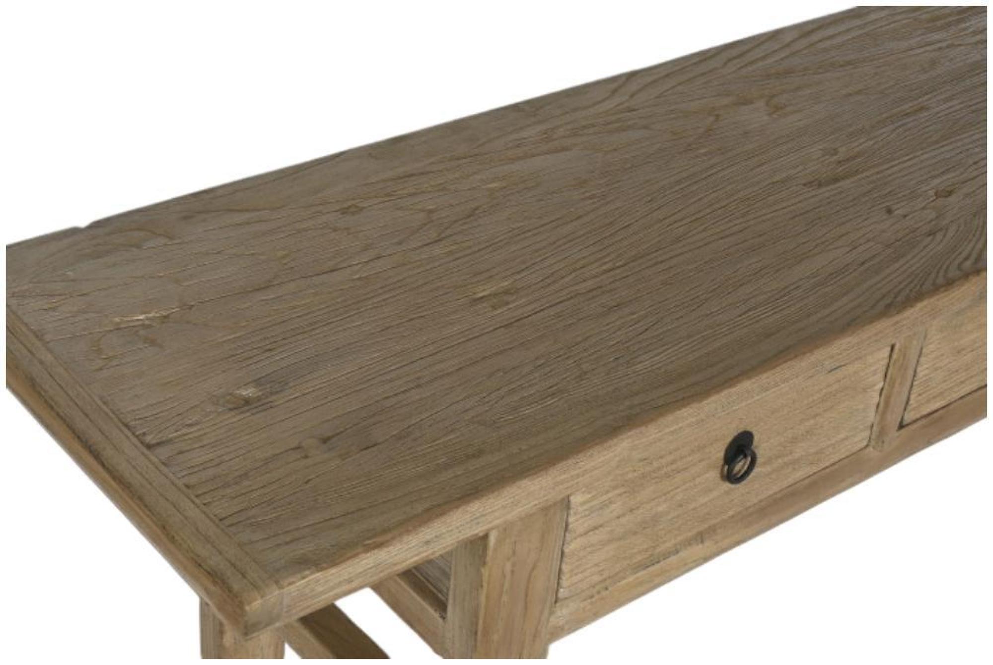 Product photograph of Natural 4 Drawer Console Table from Choice Furniture Superstore.