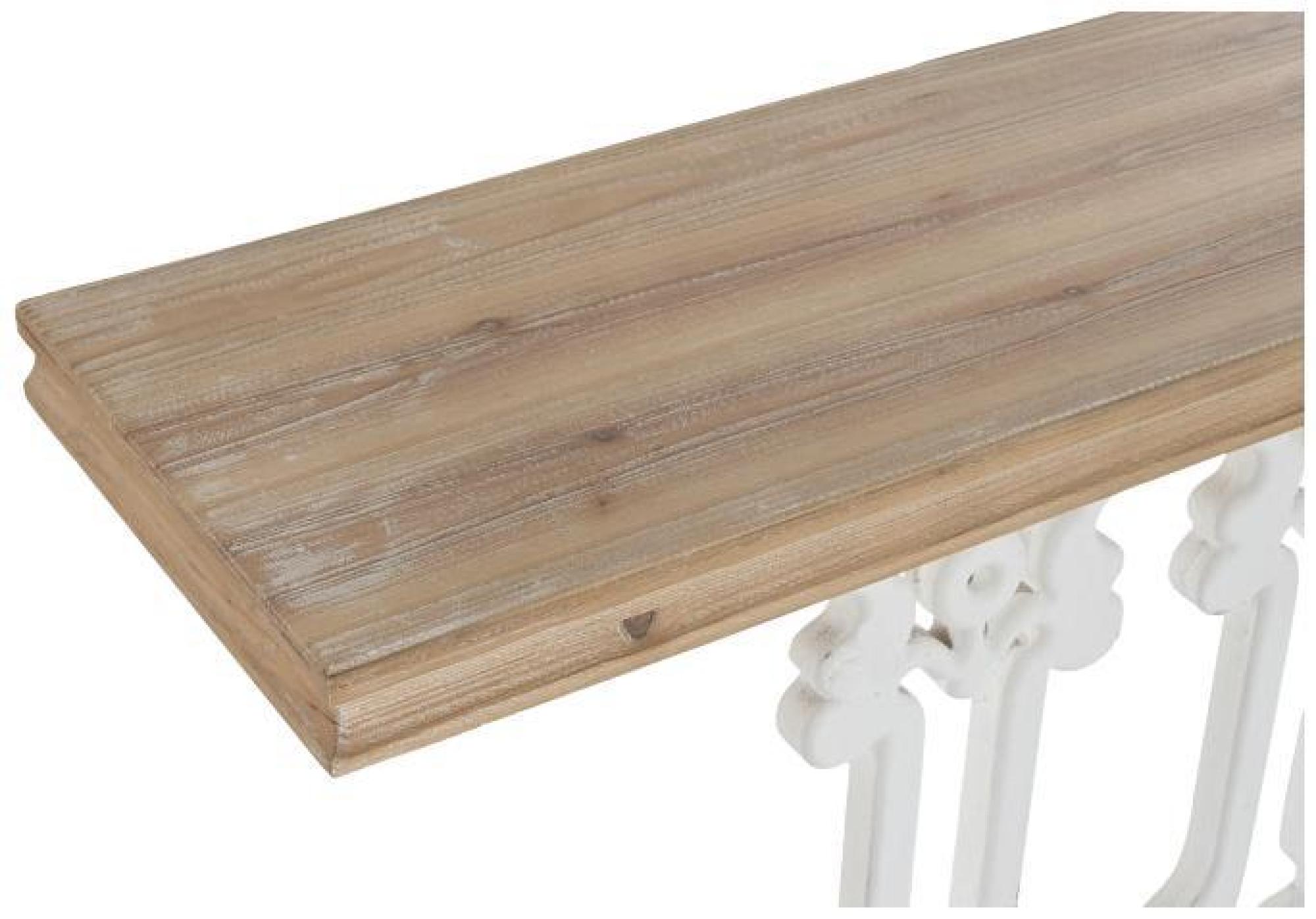 Product photograph of Traditional Natural Wooden Console Table from Choice Furniture Superstore.