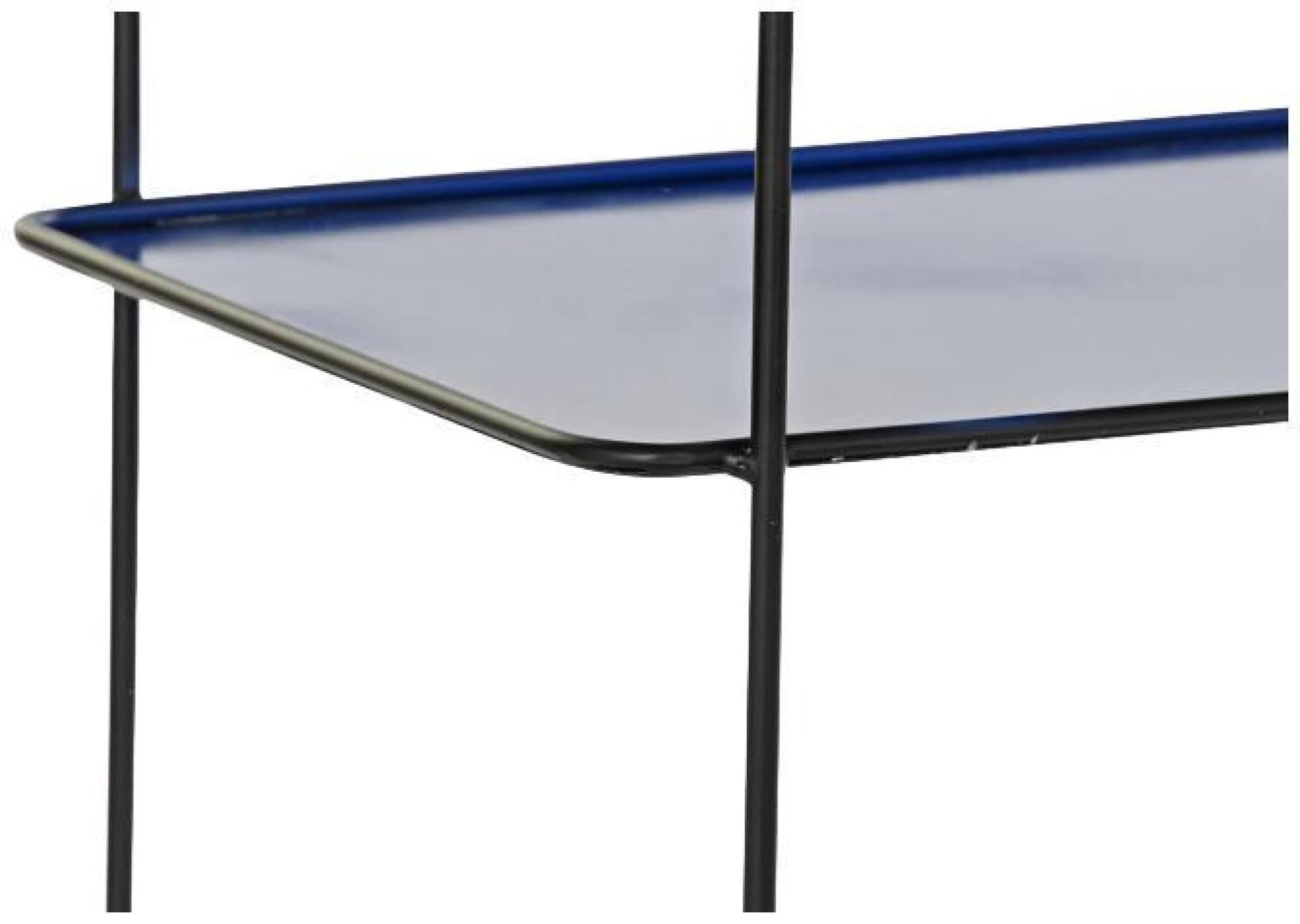 Product photograph of Modern Blue And Black Metal Set Of 2 Console Table from Choice Furniture Superstore.