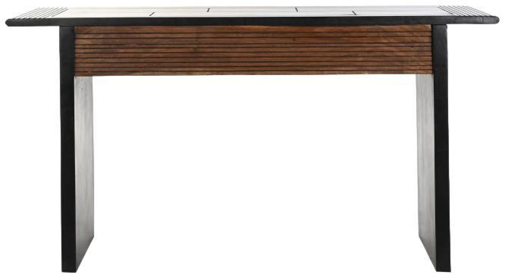 Product photograph of Bliss Acacia Wood 3 Drawer Console Table from Choice Furniture Superstore.