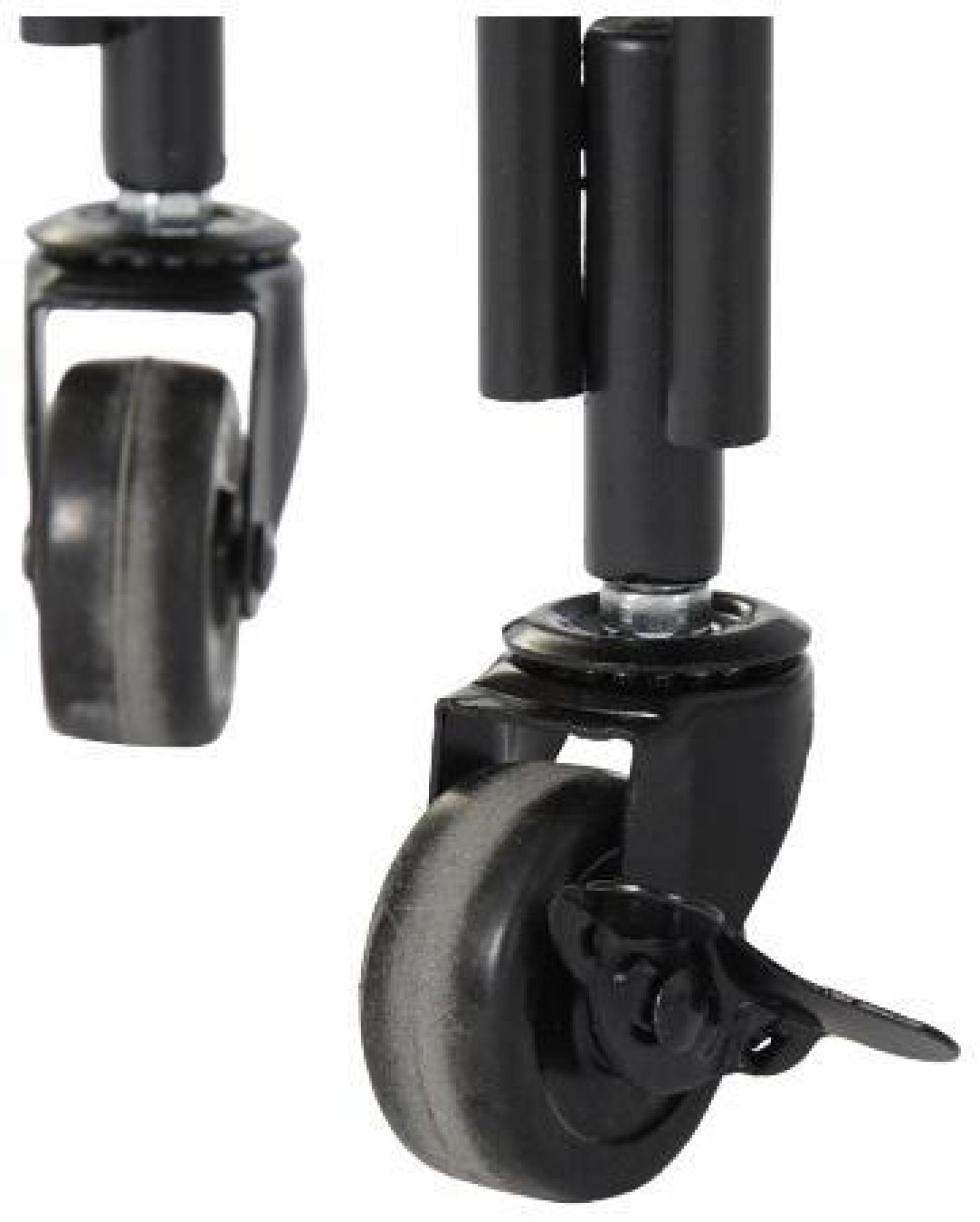Product photograph of Black Glass And Metal Trolley from Choice Furniture Superstore.