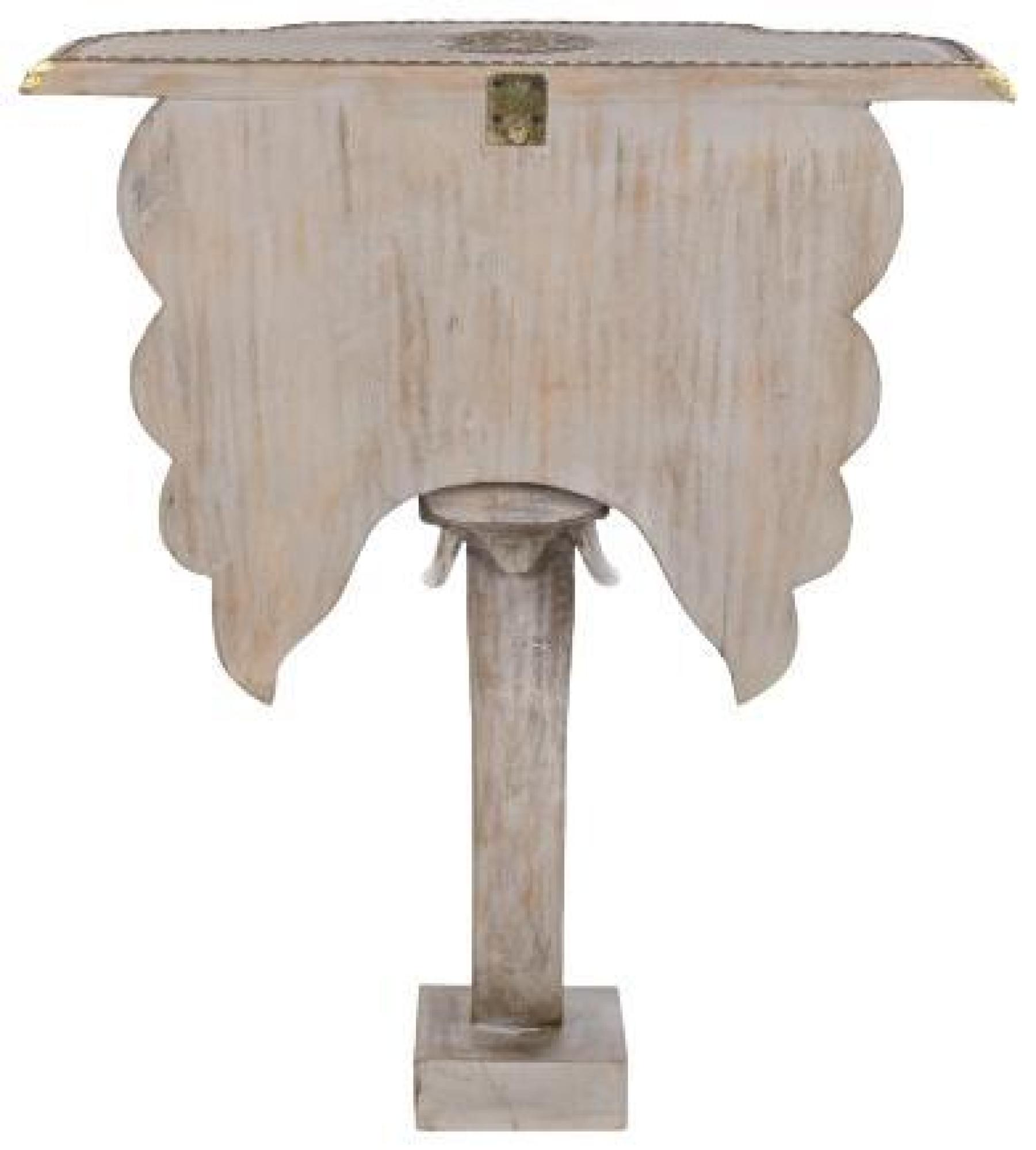 Product photograph of Indian Mango Wood Elephant Console Table from Choice Furniture Superstore.