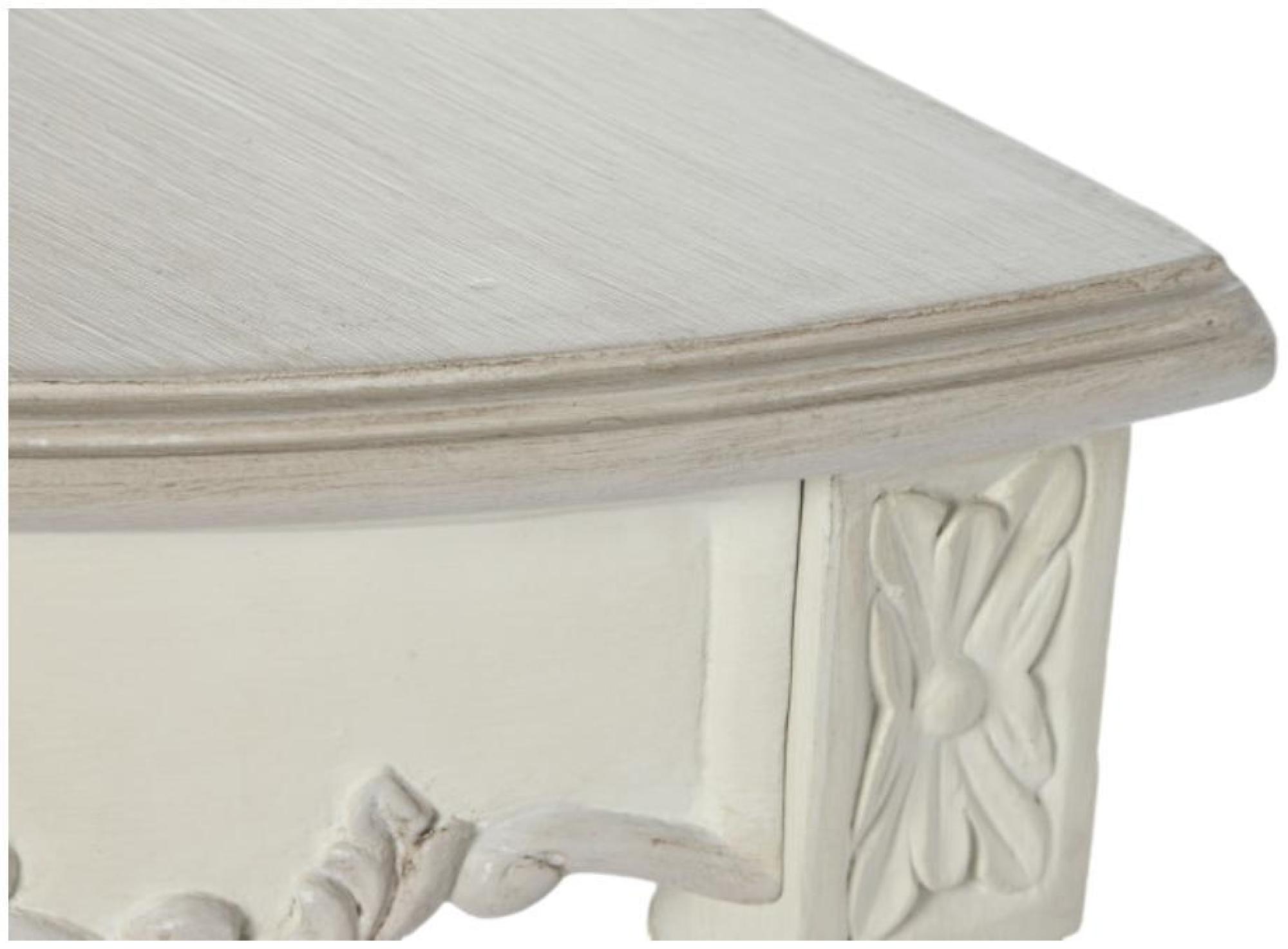 Product photograph of Romantic Beige Mango Wood Console Table from Choice Furniture Superstore.