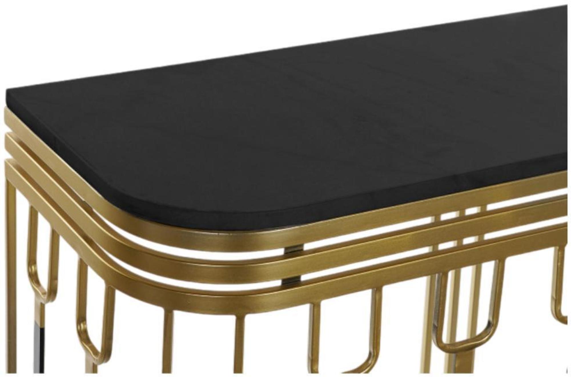 Product photograph of Glam Black Marble Console Table from Choice Furniture Superstore.