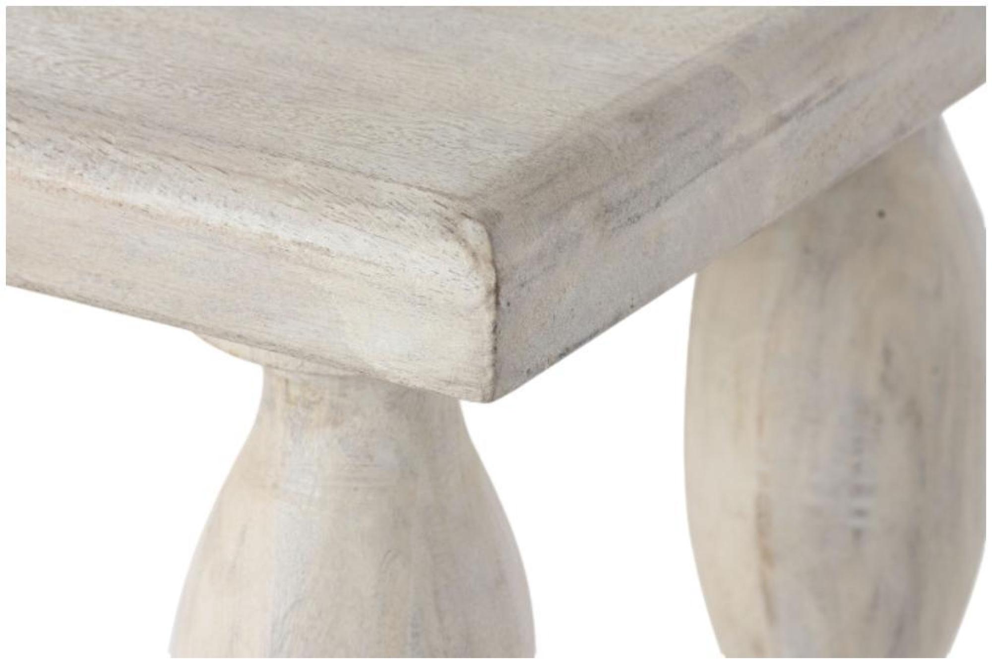 Product photograph of Modern White Mango Wood Console Table from Choice Furniture Superstore.