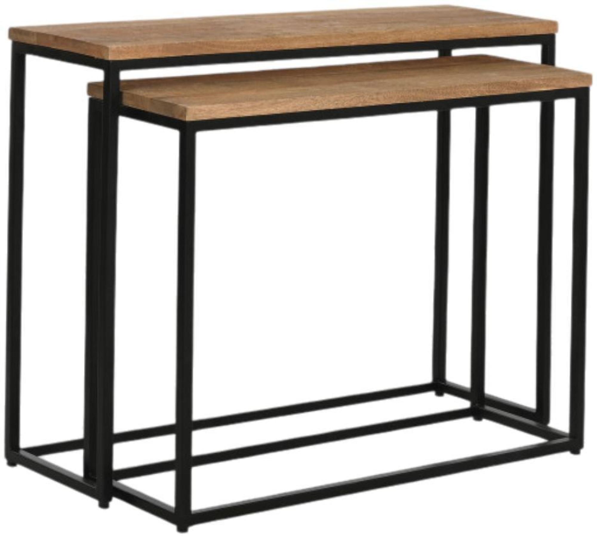 Product photograph of Urban Mango Wood Set Of 2 Console Table from Choice Furniture Superstore.