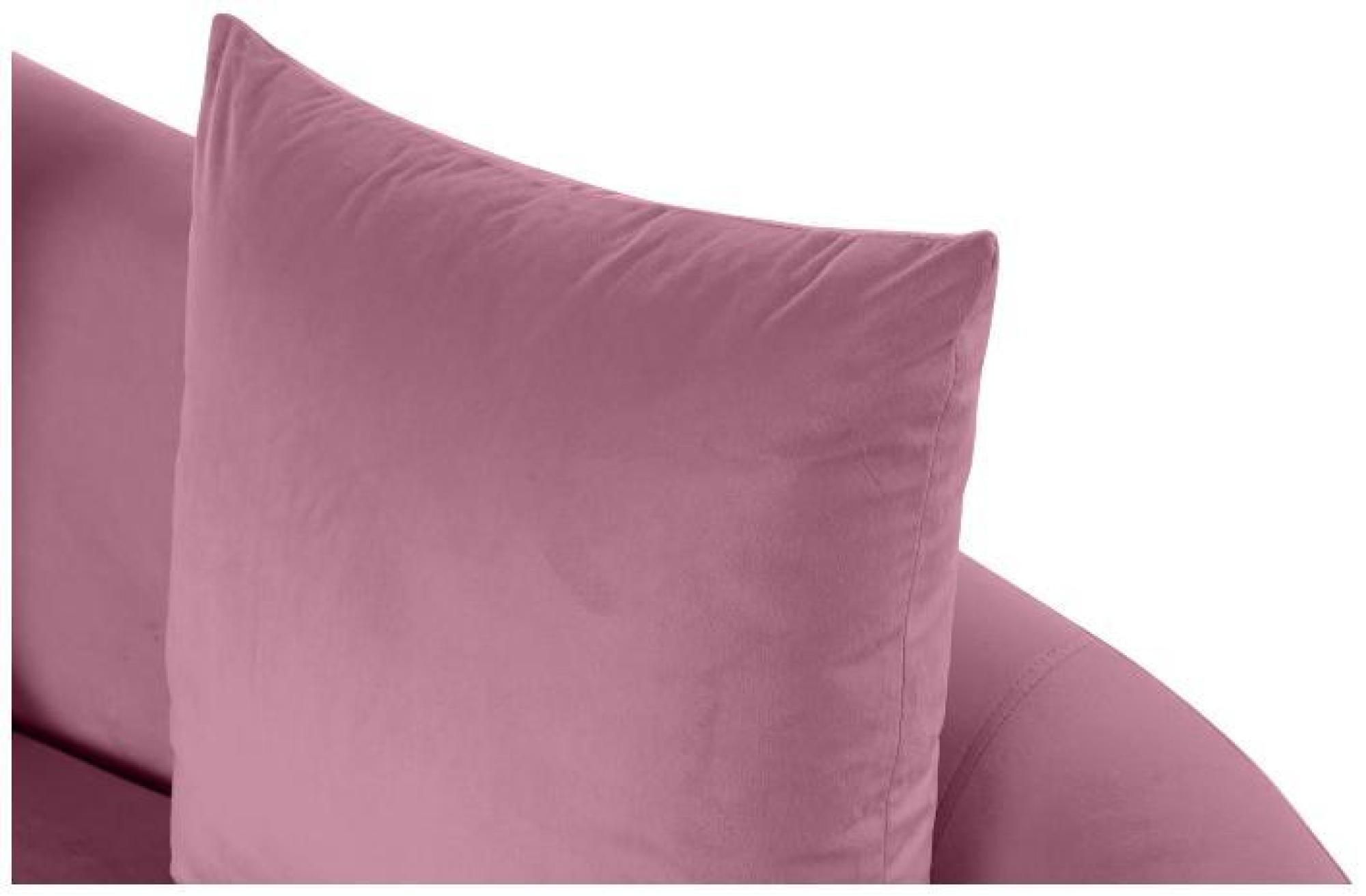 Product photograph of Pink Fabric Couch 3 Seater Sofa With Cushions from Choice Furniture Superstore.