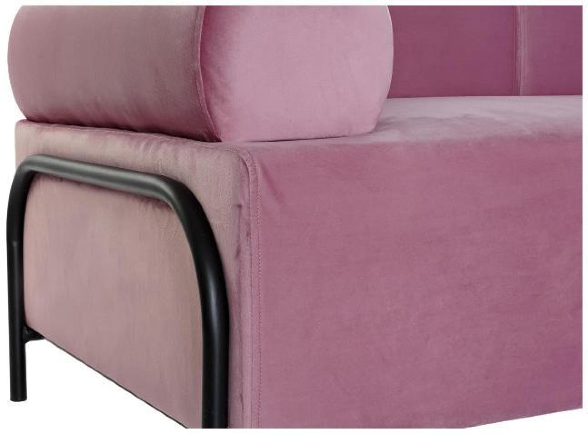 Product photograph of Modern Pink Fabric Couch 2 Seater Sofa from Choice Furniture Superstore.