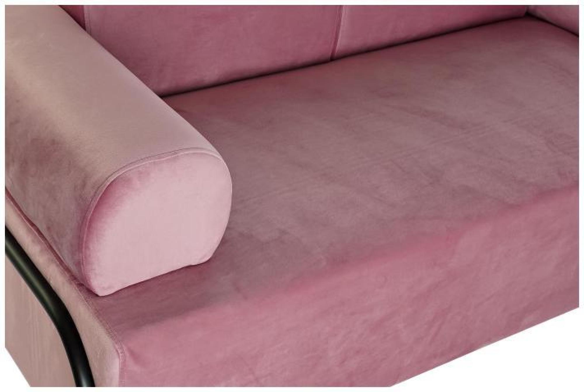 Product photograph of Modern Pink Fabric Couch 2 Seater Sofa from Choice Furniture Superstore.