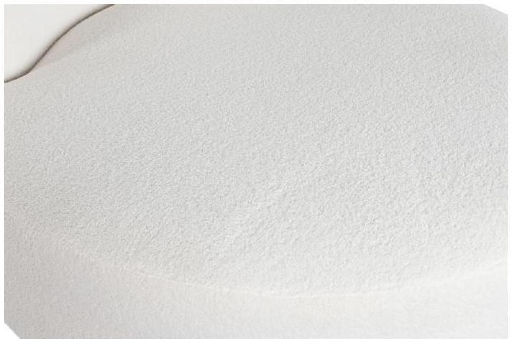 Product photograph of White Sheepskin Fabric Round Couch from Choice Furniture Superstore.