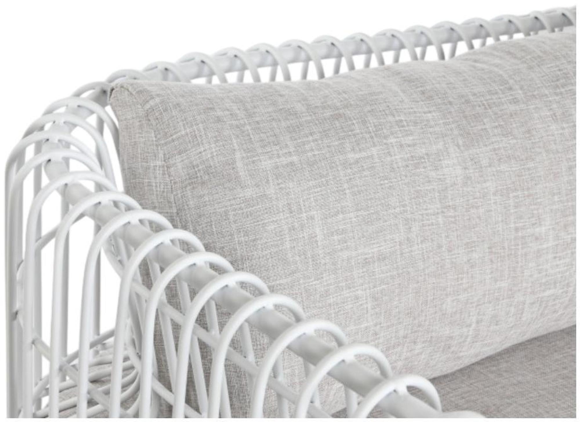 Product photograph of Urban White Fabric Couch 3 Seater Sofa from Choice Furniture Superstore.