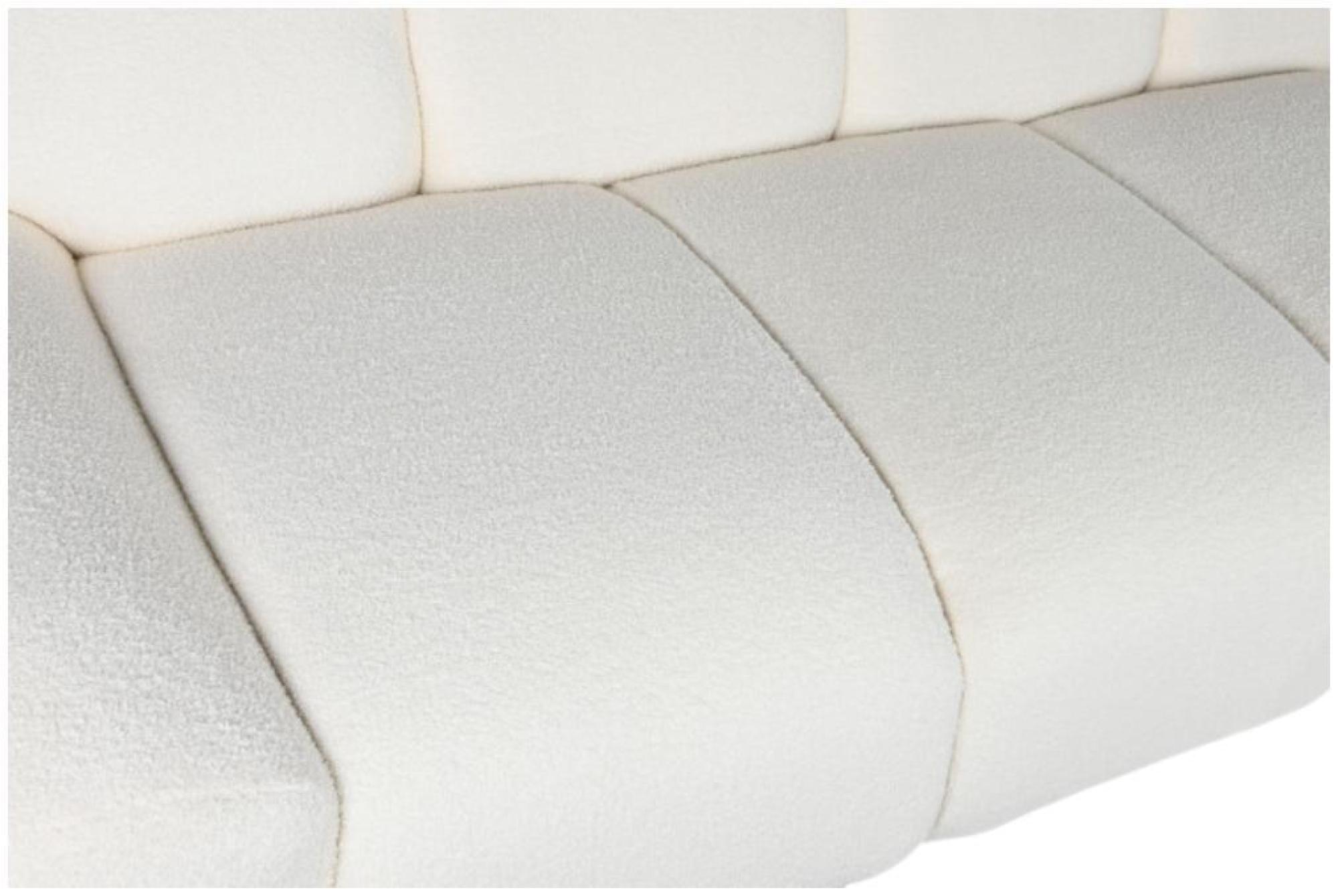 Product photograph of Modern White Fabric Couch 4 Seater Sofa from Choice Furniture Superstore.