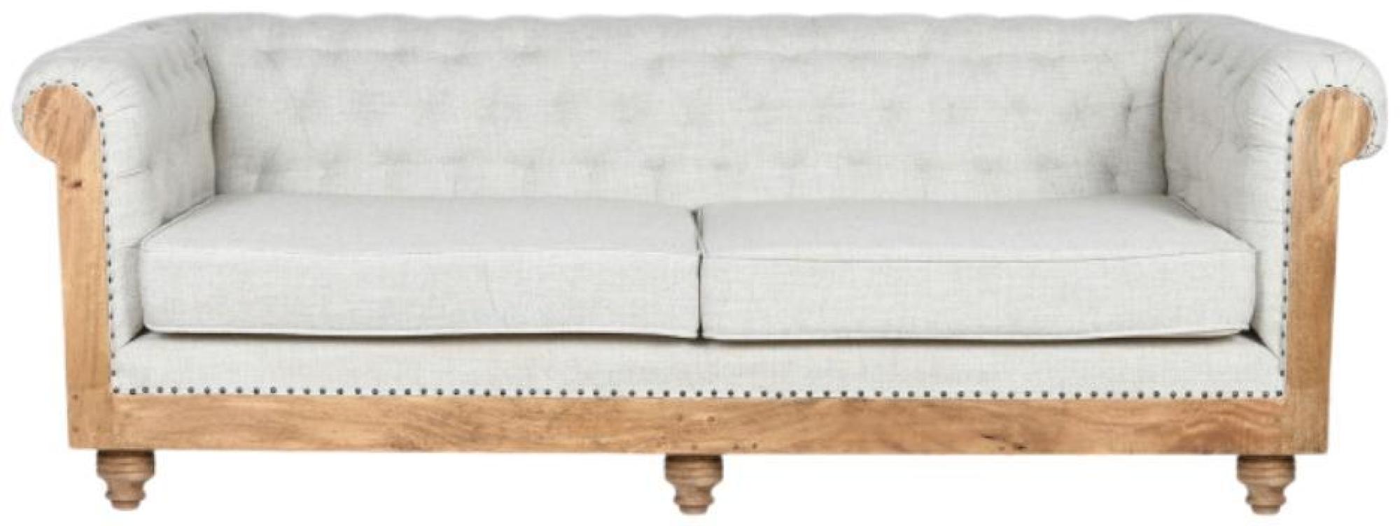 Product photograph of White Fabric Couch 3 Seater Sofa from Choice Furniture Superstore.