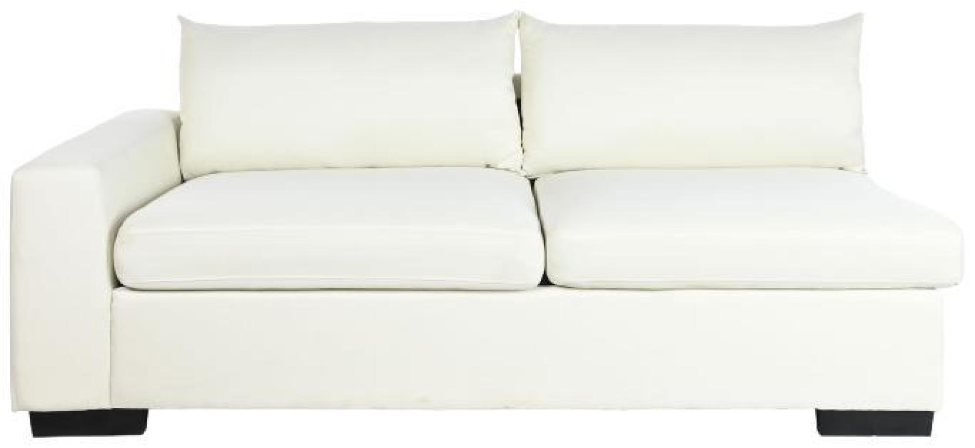 Product photograph of Modern Cream Fabric Corner Sofa from Choice Furniture Superstore.