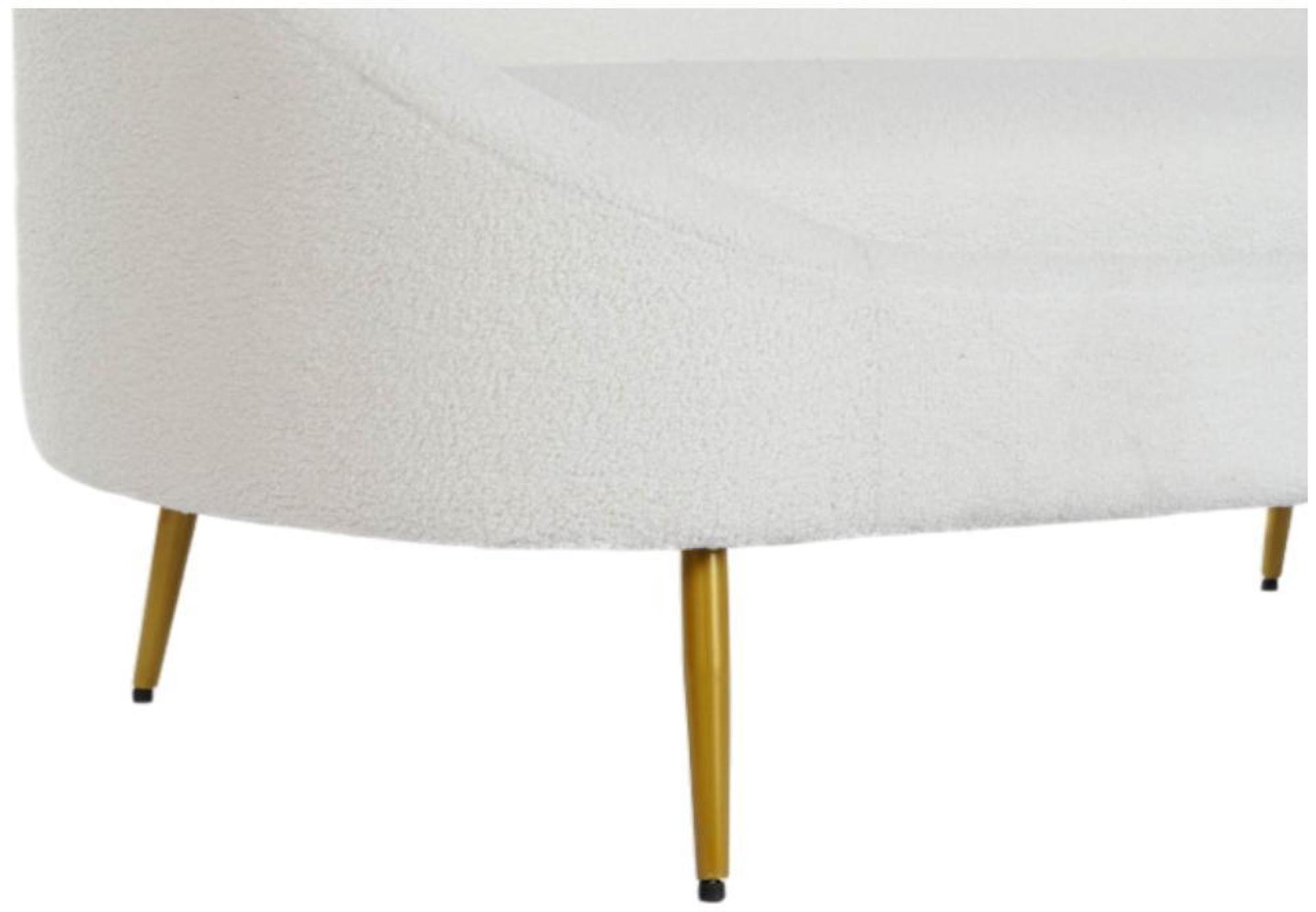 Product photograph of Scandi White Fabric 2 Seater Couch from Choice Furniture Superstore.