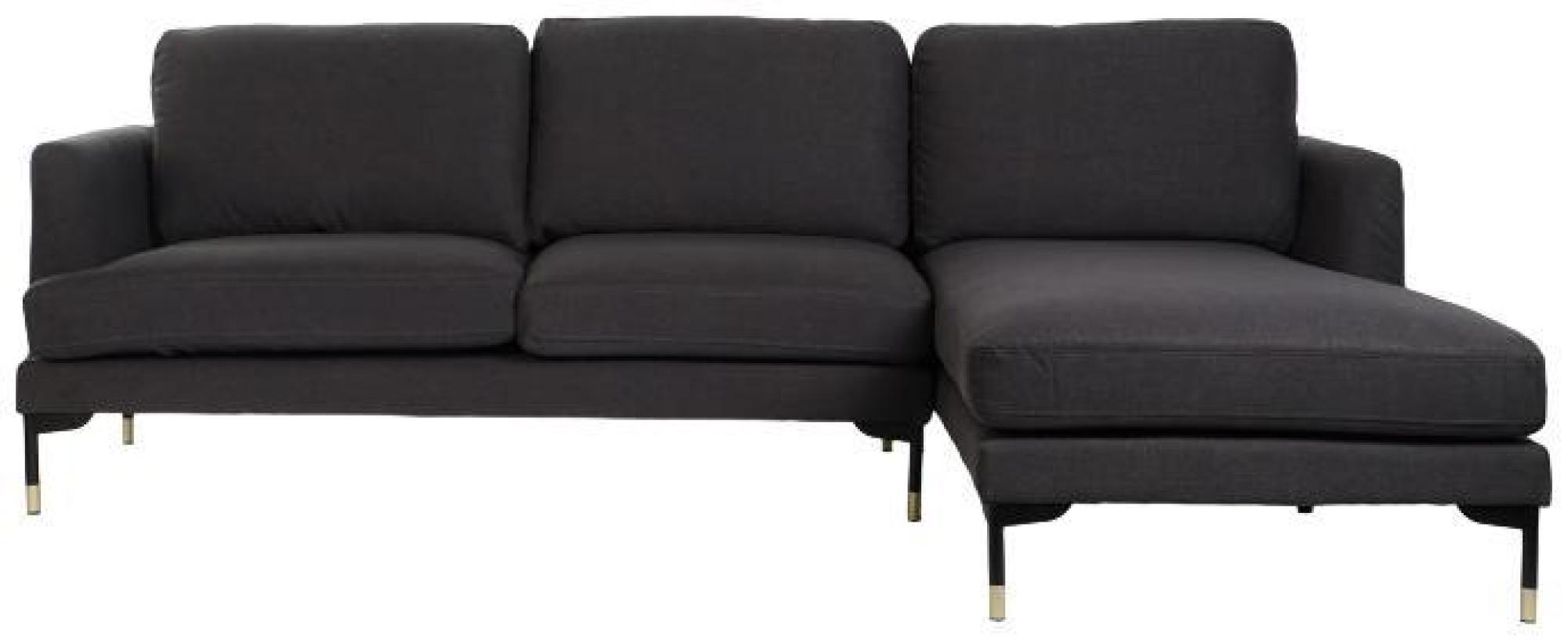 Product photograph of Grey Fabric Couch Chaise Longue Sofabed from Choice Furniture Superstore.