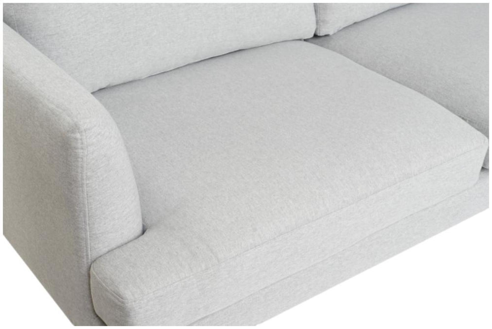 Product photograph of Light Gray Fabric Couch Chaise Longue Sofabed from Choice Furniture Superstore.