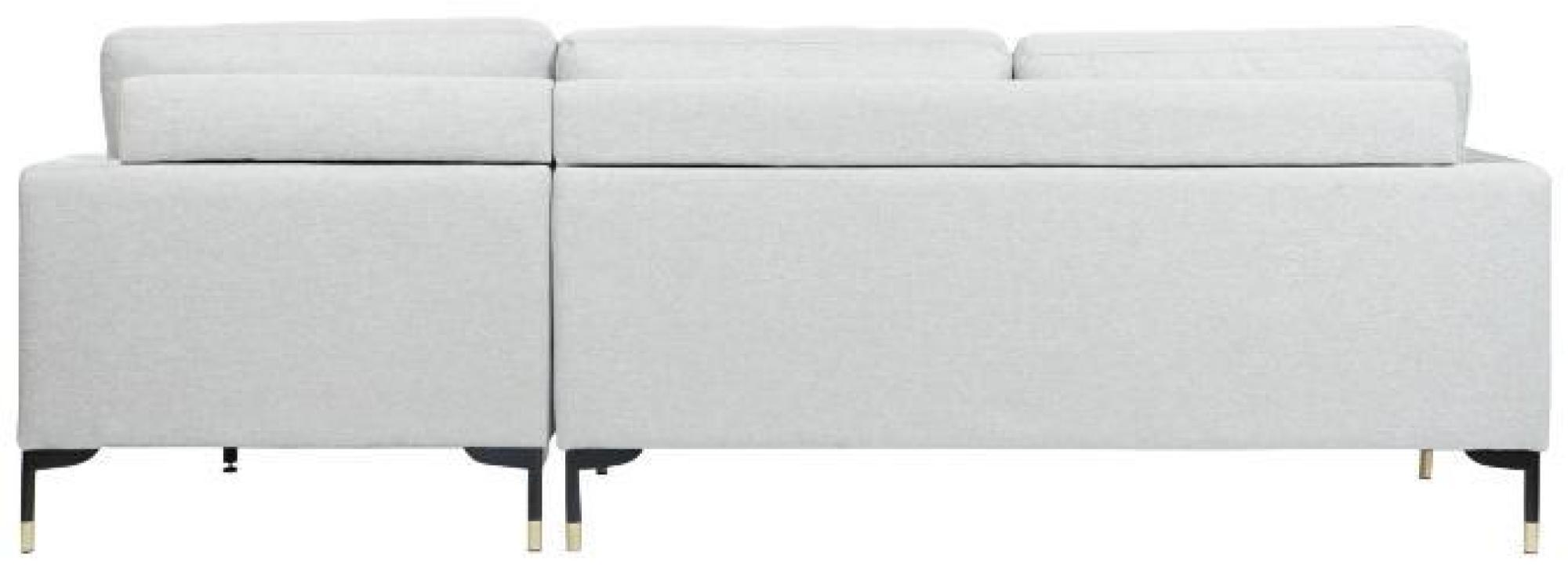 Product photograph of Light Gray Fabric Couch Chaise Longue Sofabed from Choice Furniture Superstore.