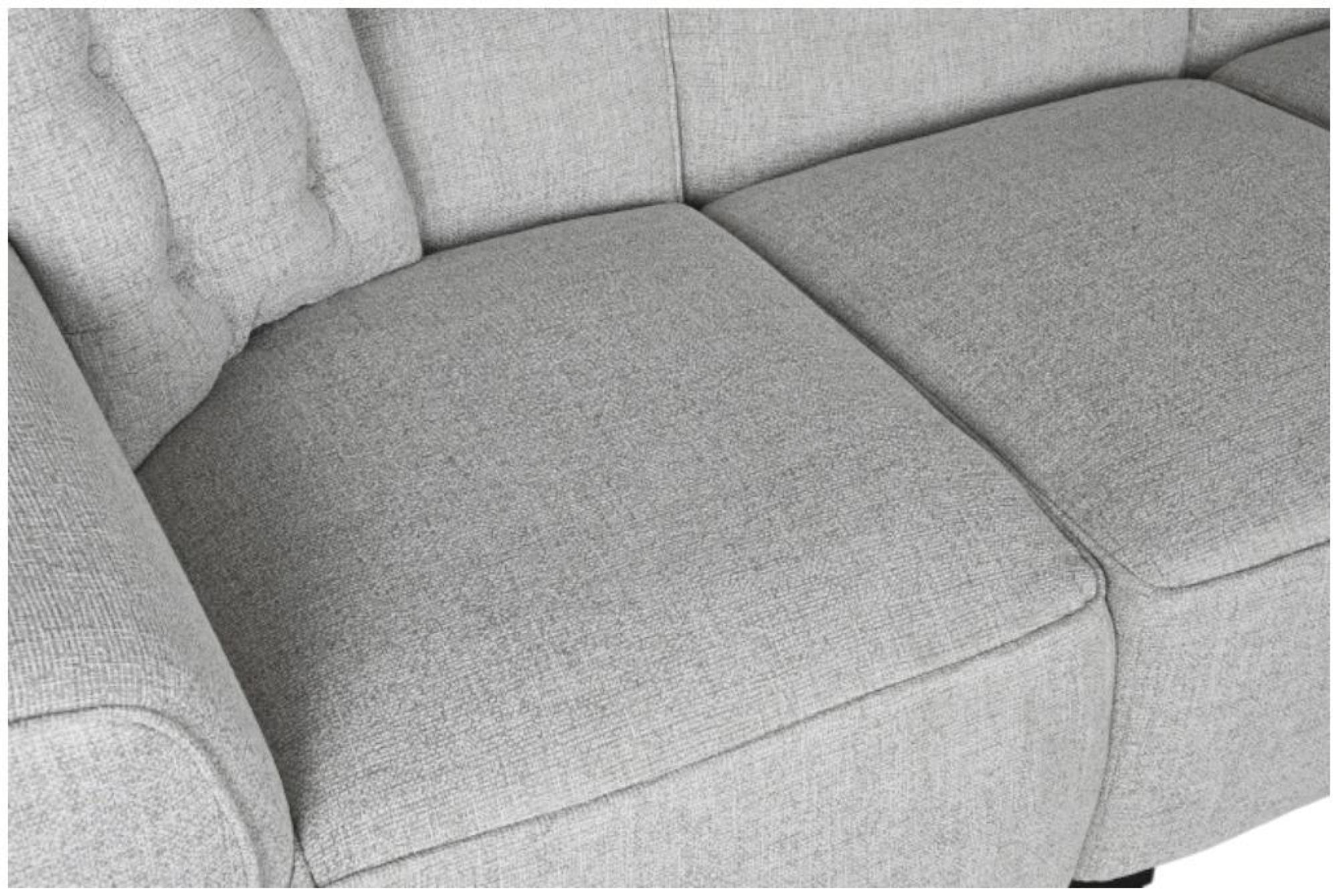 Product photograph of Modern Grey Fabric Couch 3 Seater Sofa from Choice Furniture Superstore.