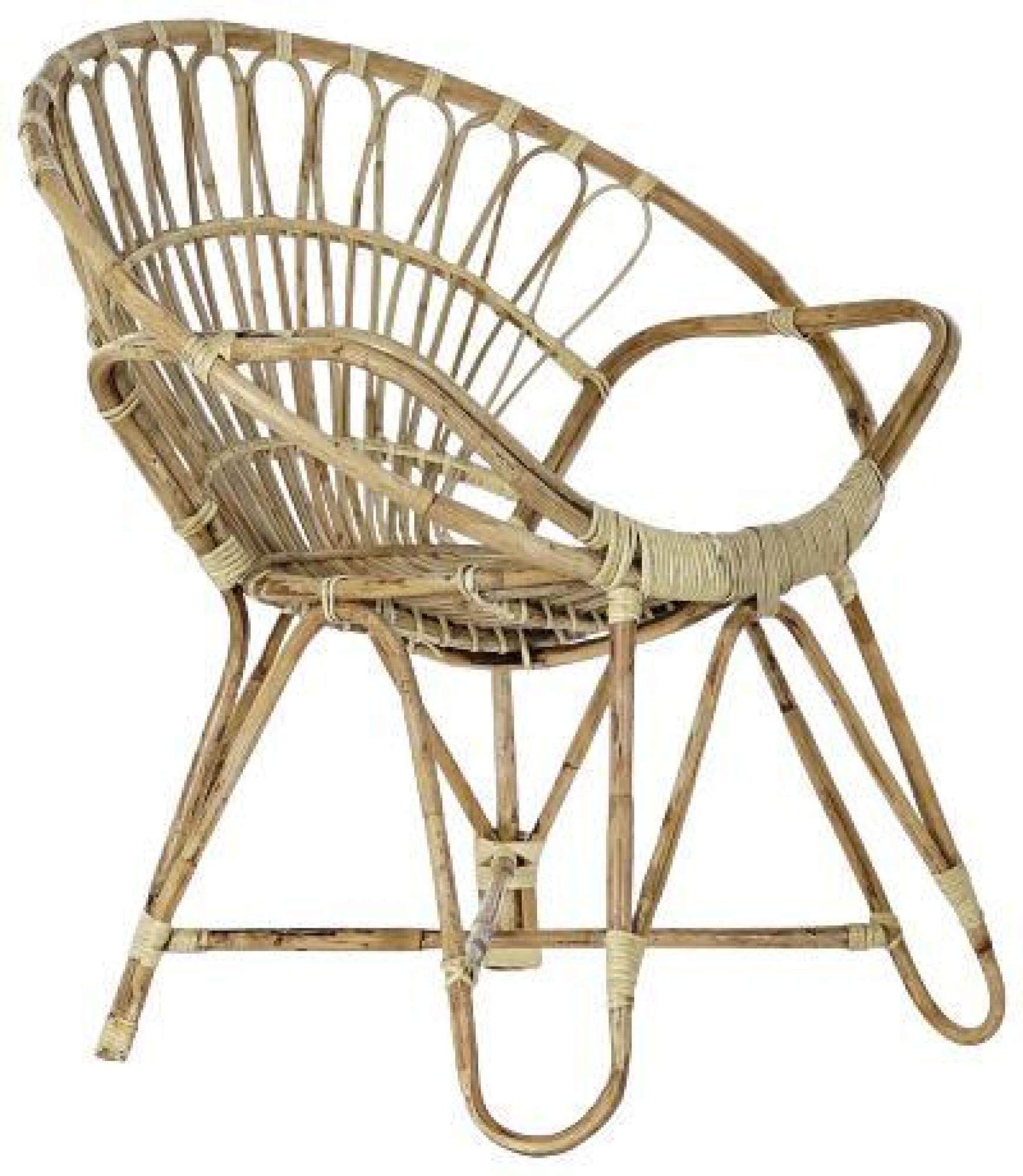 Product photograph of Natural Rattan Outdoor Chair from Choice Furniture Superstore.