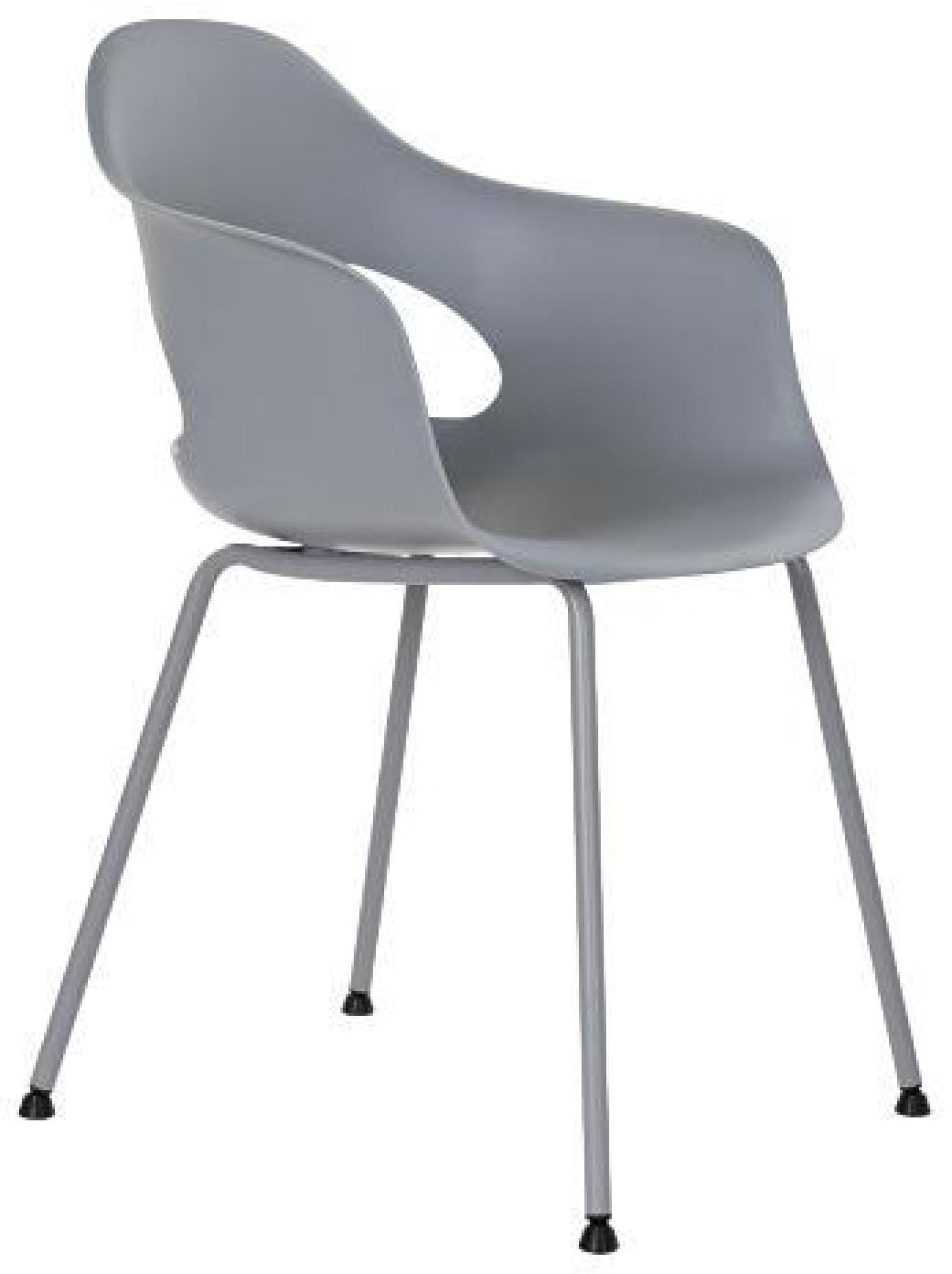 Product photograph of 4 X Scandi Light Grey Metal Dining Chair from Choice Furniture Superstore.