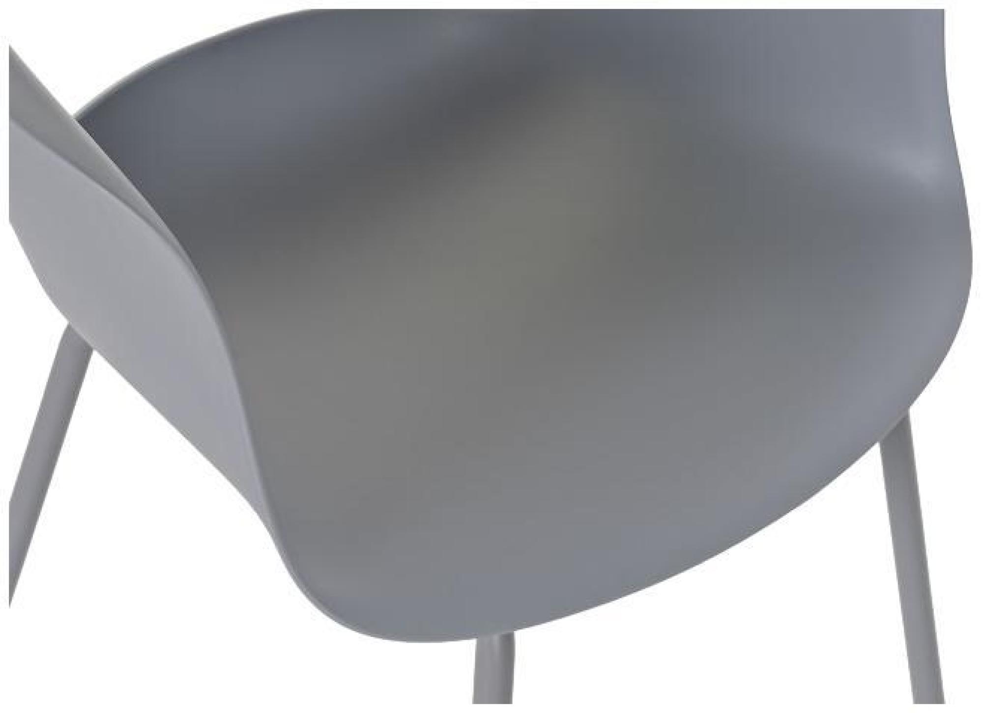 Product photograph of 4 X Scandi Light Grey Metal Dining Chair from Choice Furniture Superstore.