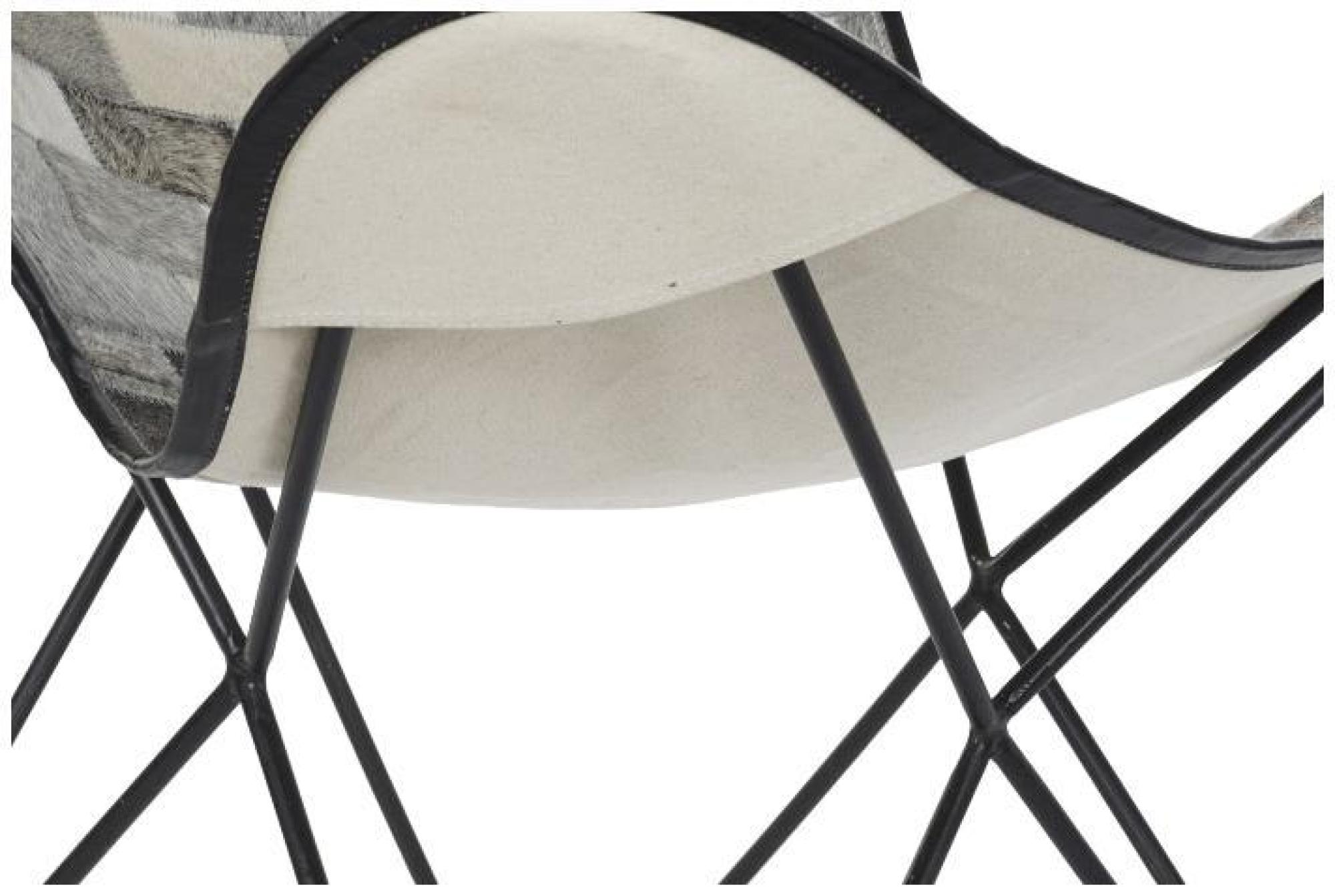 Product photograph of Grey Fabric Butterfly Chair from Choice Furniture Superstore.