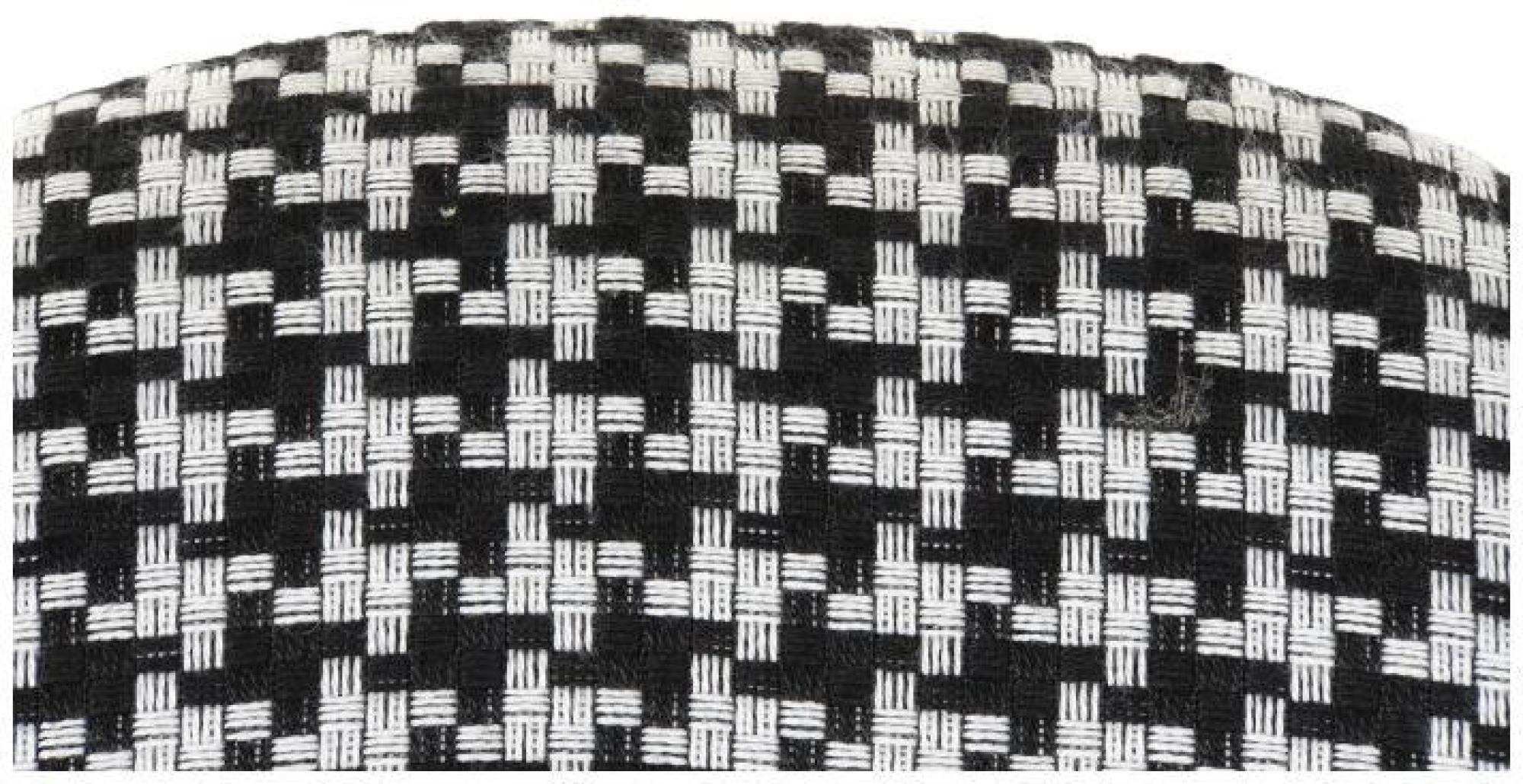 Product photograph of 4 X Scandi Black And White Fabric Dining Armchair With Chrome Legs from Choice Furniture Superstore.