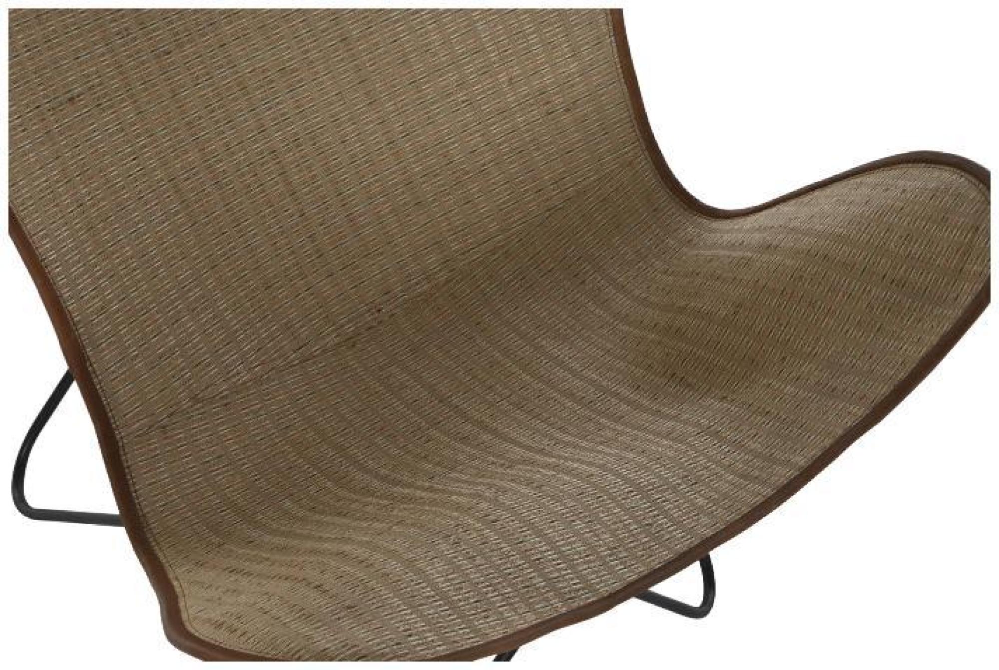 Product photograph of Brown Rattan Butterfly Chair from Choice Furniture Superstore.
