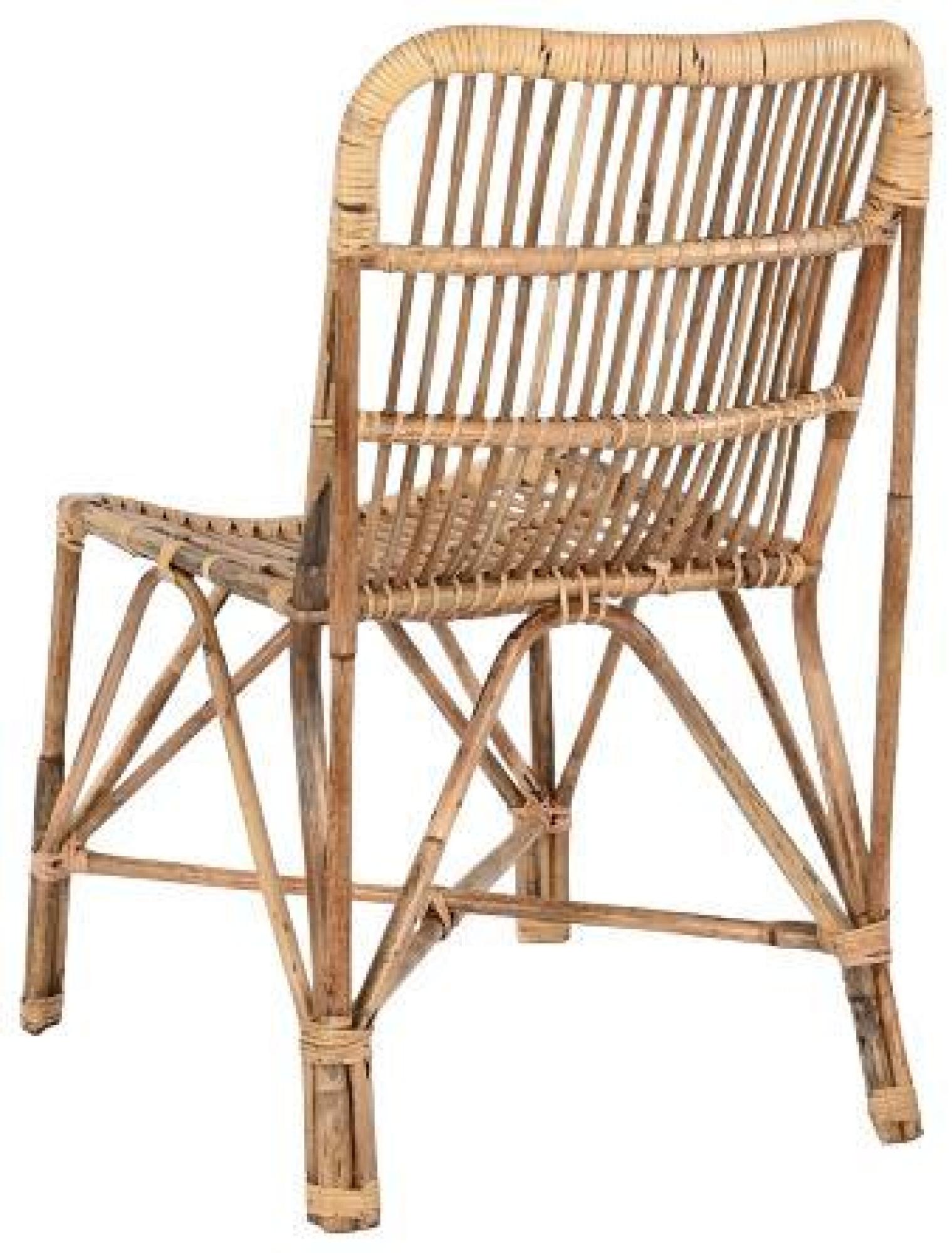 Product photograph of Balinese Bamboo And Rattan Dining Chair from Choice Furniture Superstore.