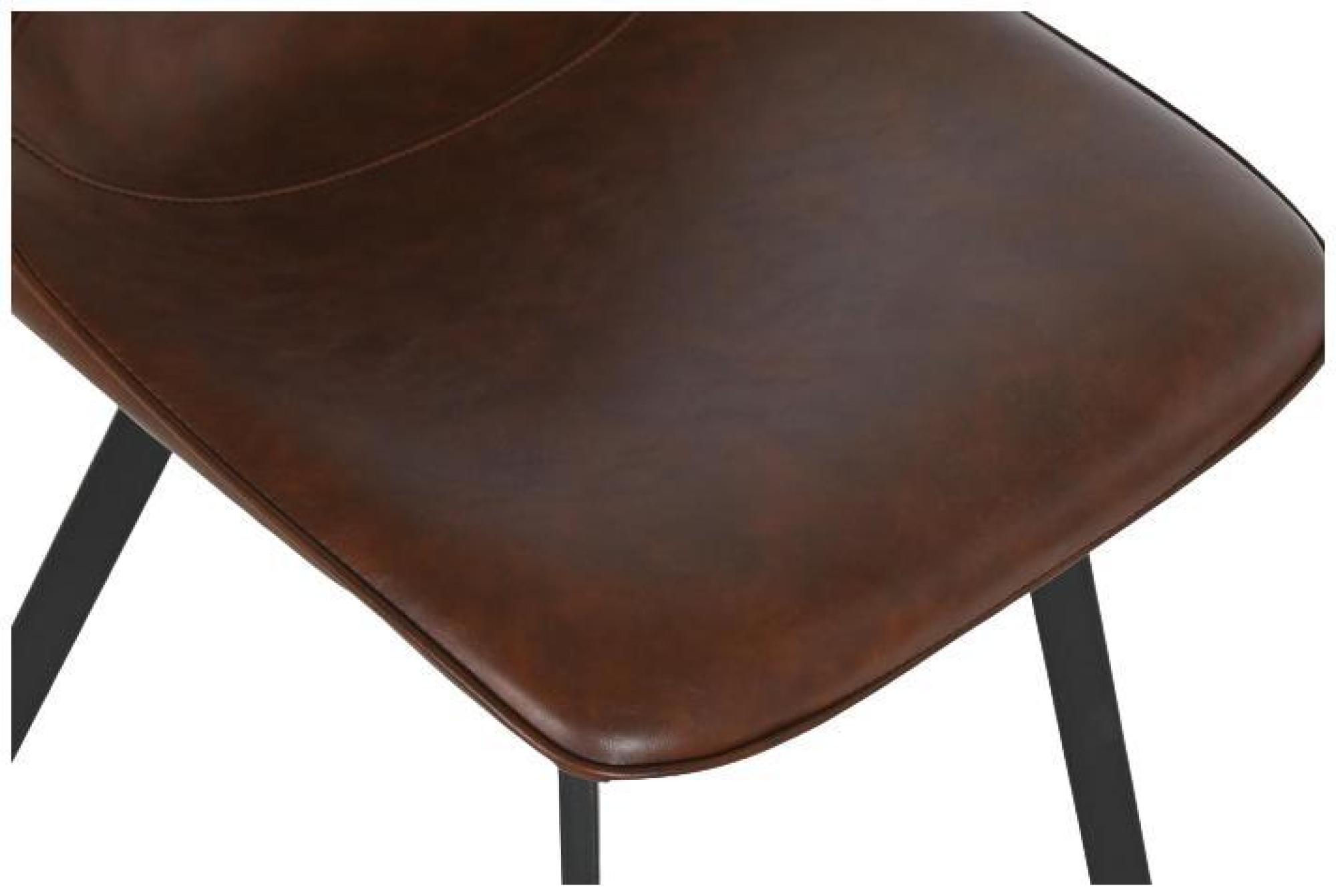 Product photograph of 4 X Vintage Dark Brown Dining Chair from Choice Furniture Superstore.