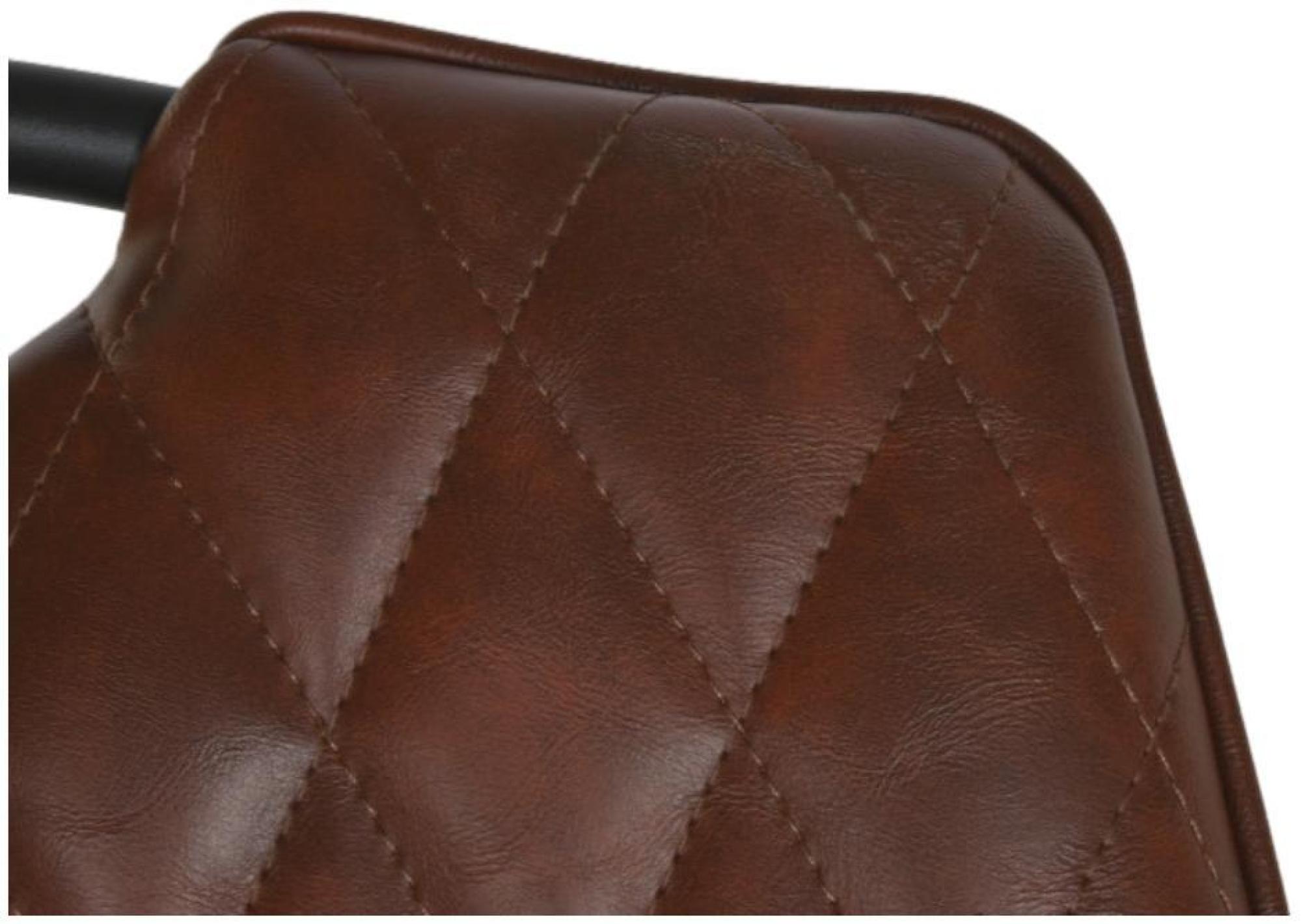 Product photograph of 4 X Modern Dark Brown Leather Dining Chair from Choice Furniture Superstore.