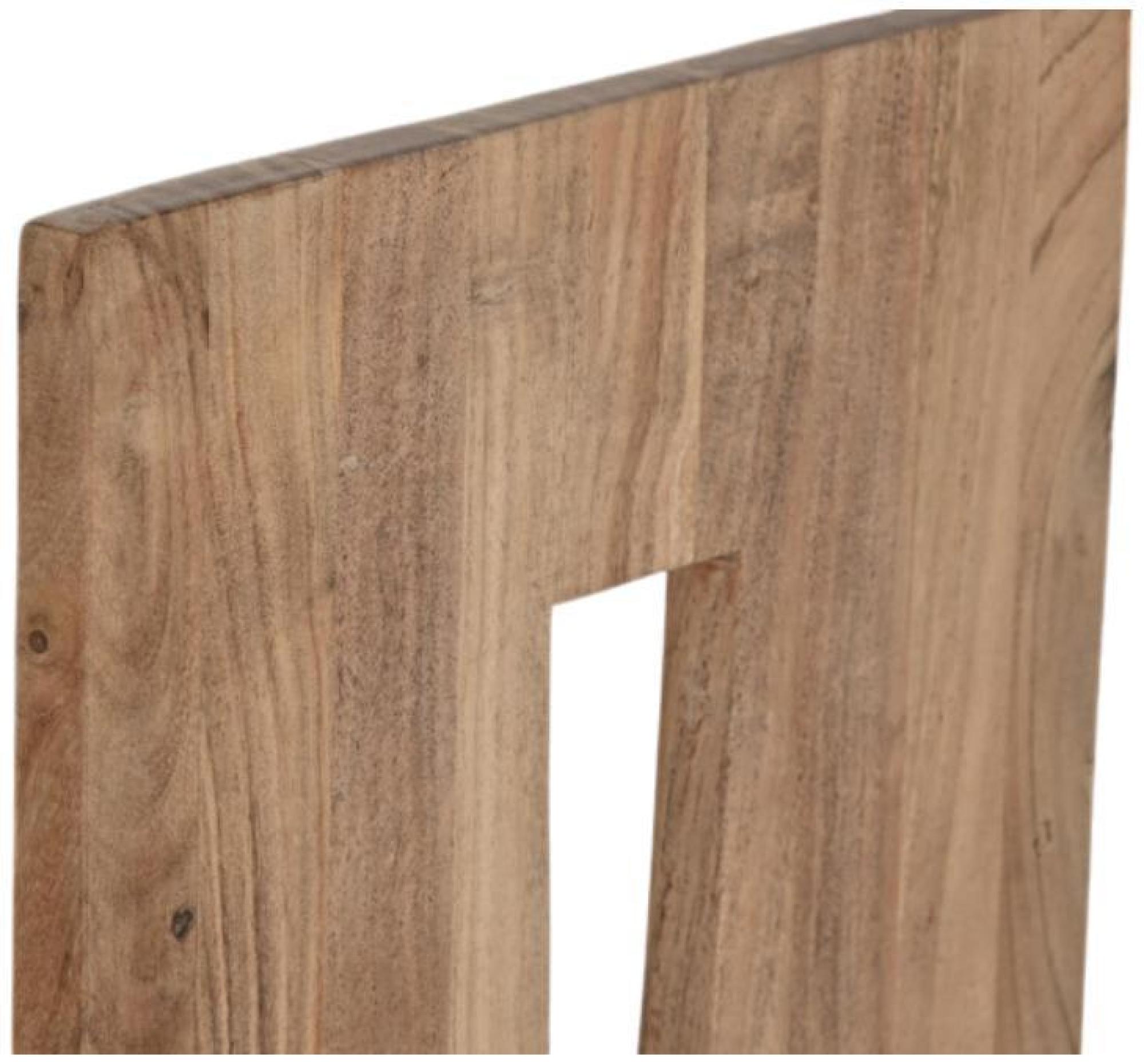 Product photograph of 2 X Modern Acacia Wood High Back Dining Chair from Choice Furniture Superstore.