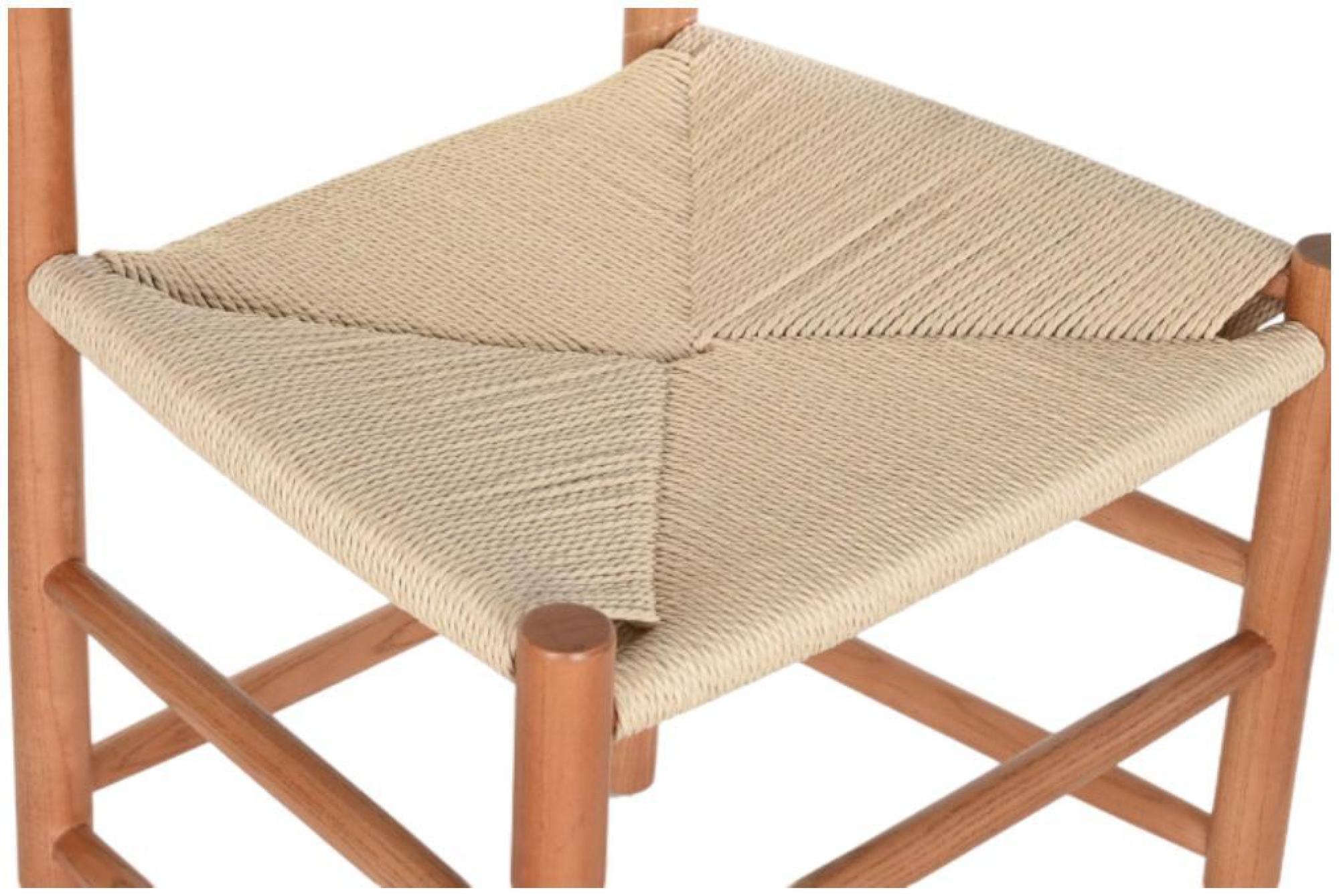 Product photograph of 2 X Cottage Brown Elm Wood Scoop Back Dining Chair from Choice Furniture Superstore.