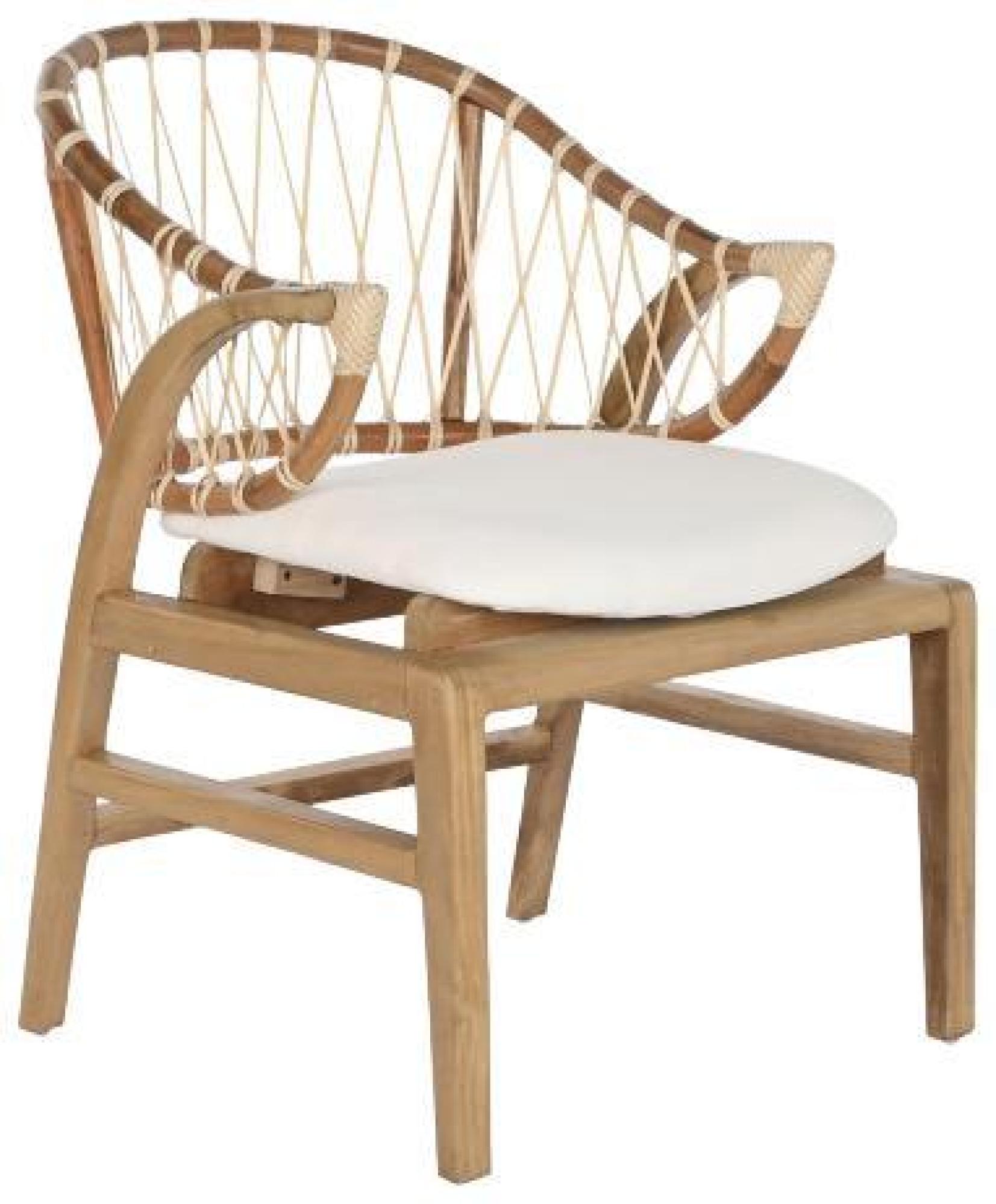 Product photograph of Natural Mahogany Outdoor Dining Chair from Choice Furniture Superstore.