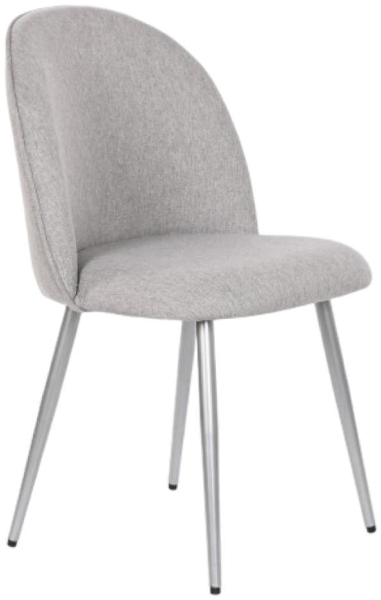 Product photograph of Set Of 2 Grey Fabric Dining Chair from Choice Furniture Superstore.