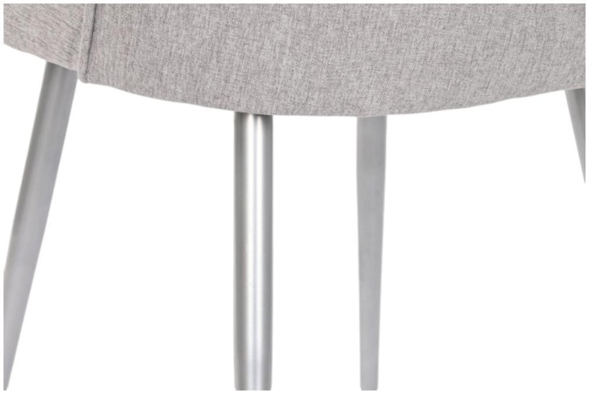 Product photograph of Set Of 2 Grey Fabric Dining Chair from Choice Furniture Superstore.