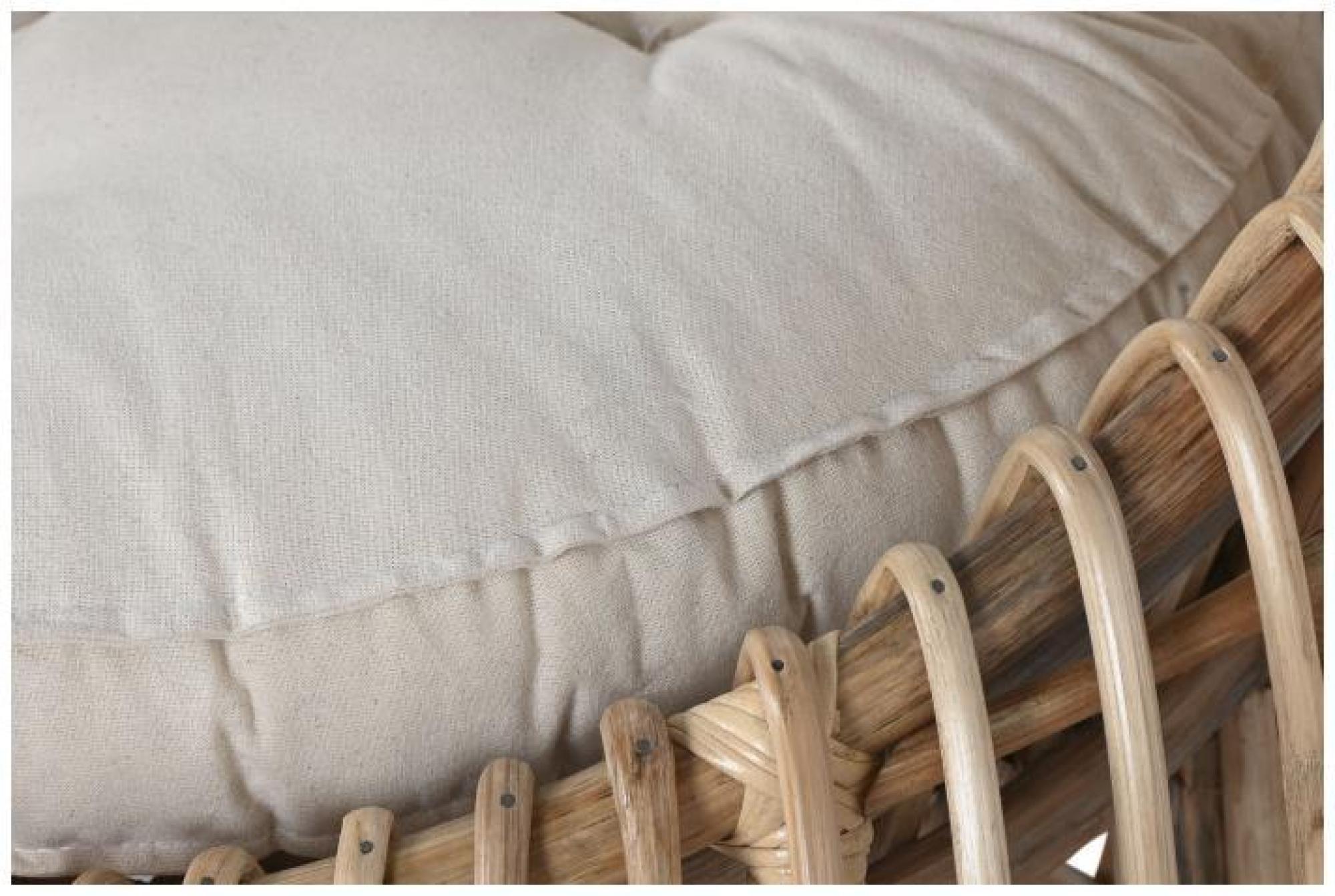 Product photograph of Balinese Beige Rattan Outdoor Chair from Choice Furniture Superstore.