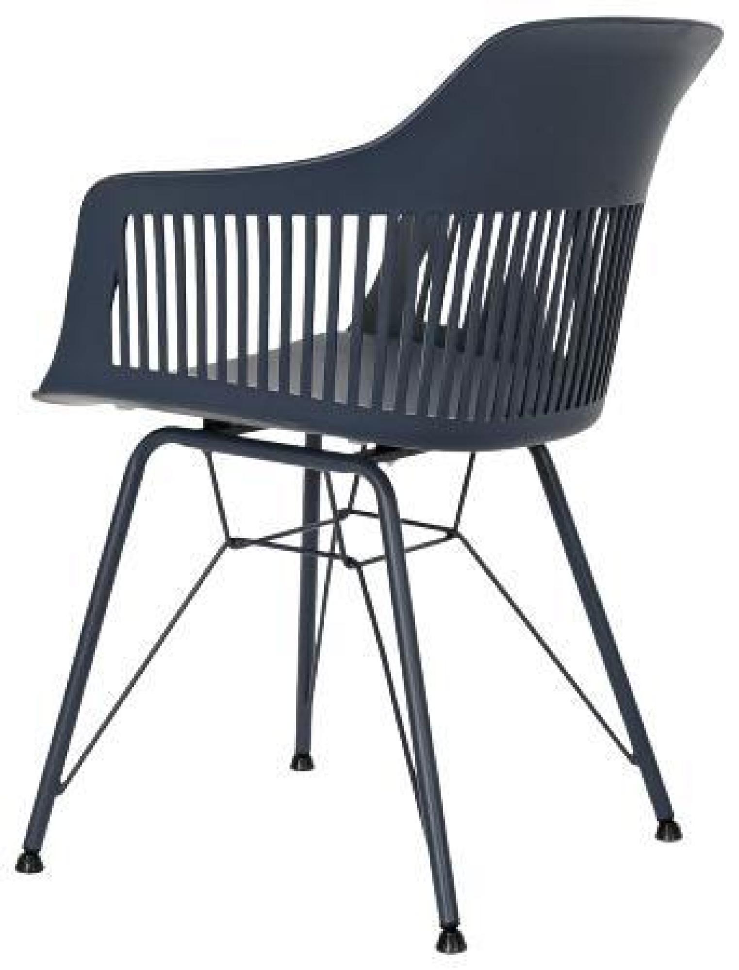Product photograph of 2 X Mizo Navy Blue Dining Chair from Choice Furniture Superstore.