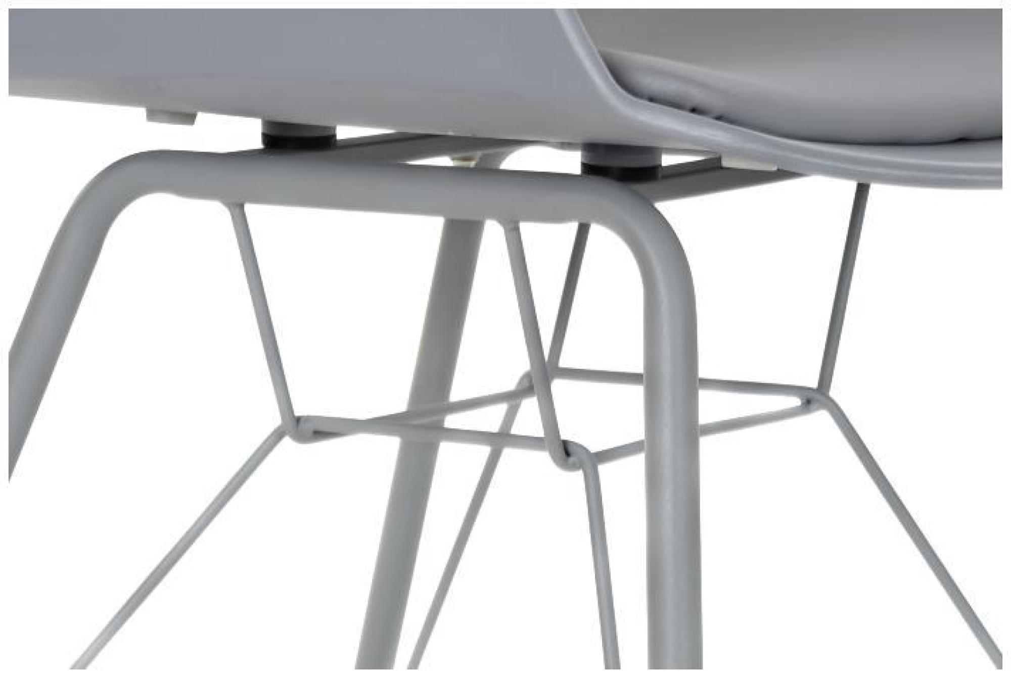 Product photograph of 2 X Modern Light Grey Dining Chair from Choice Furniture Superstore.